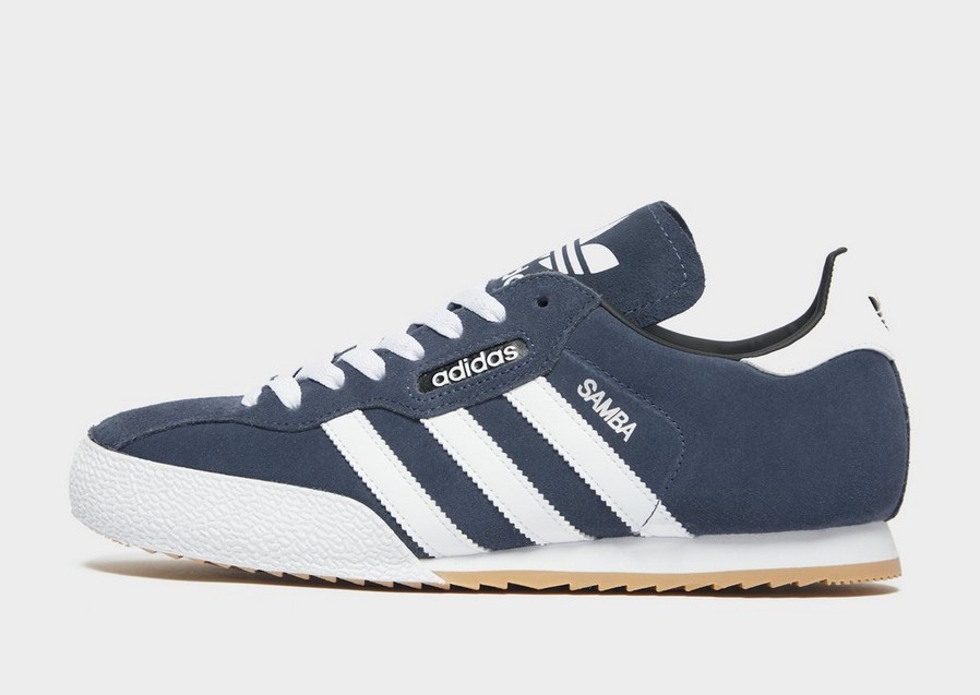 Buty sneakersy męskie ADIDAS SAMBA SUPER  019332 Granatowy
