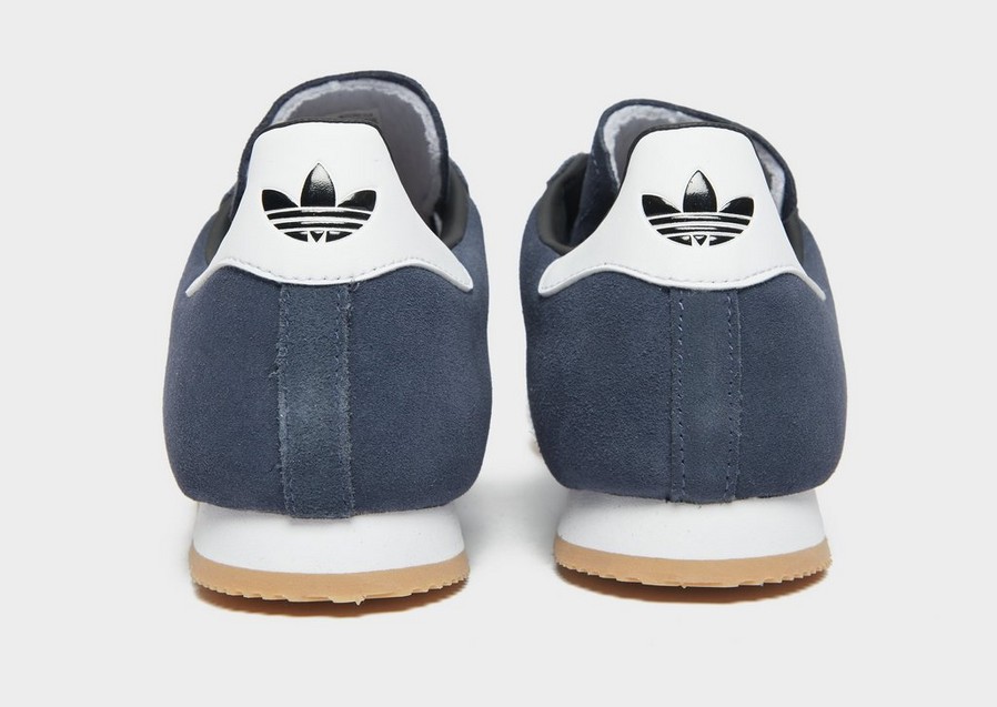 Buty sneakersy męskie ADIDAS SAMBA SUPER  019332 Granatowy