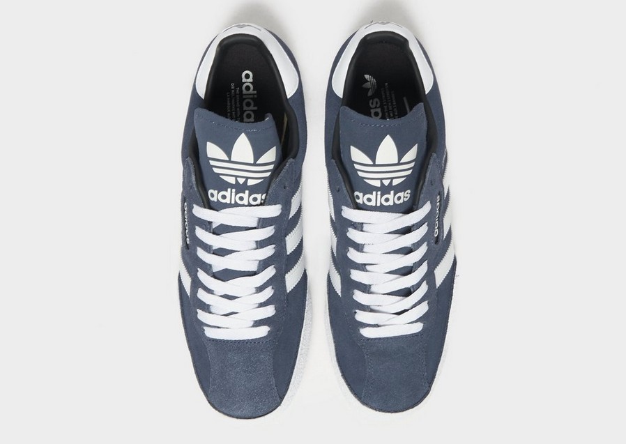 Buty sneakersy męskie ADIDAS SAMBA SUPER  019332 Granatowy