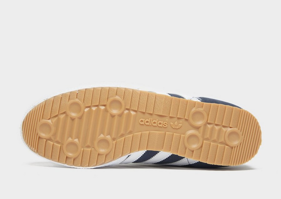 Buty sneakersy męskie ADIDAS SAMBA SUPER  019332 Granatowy