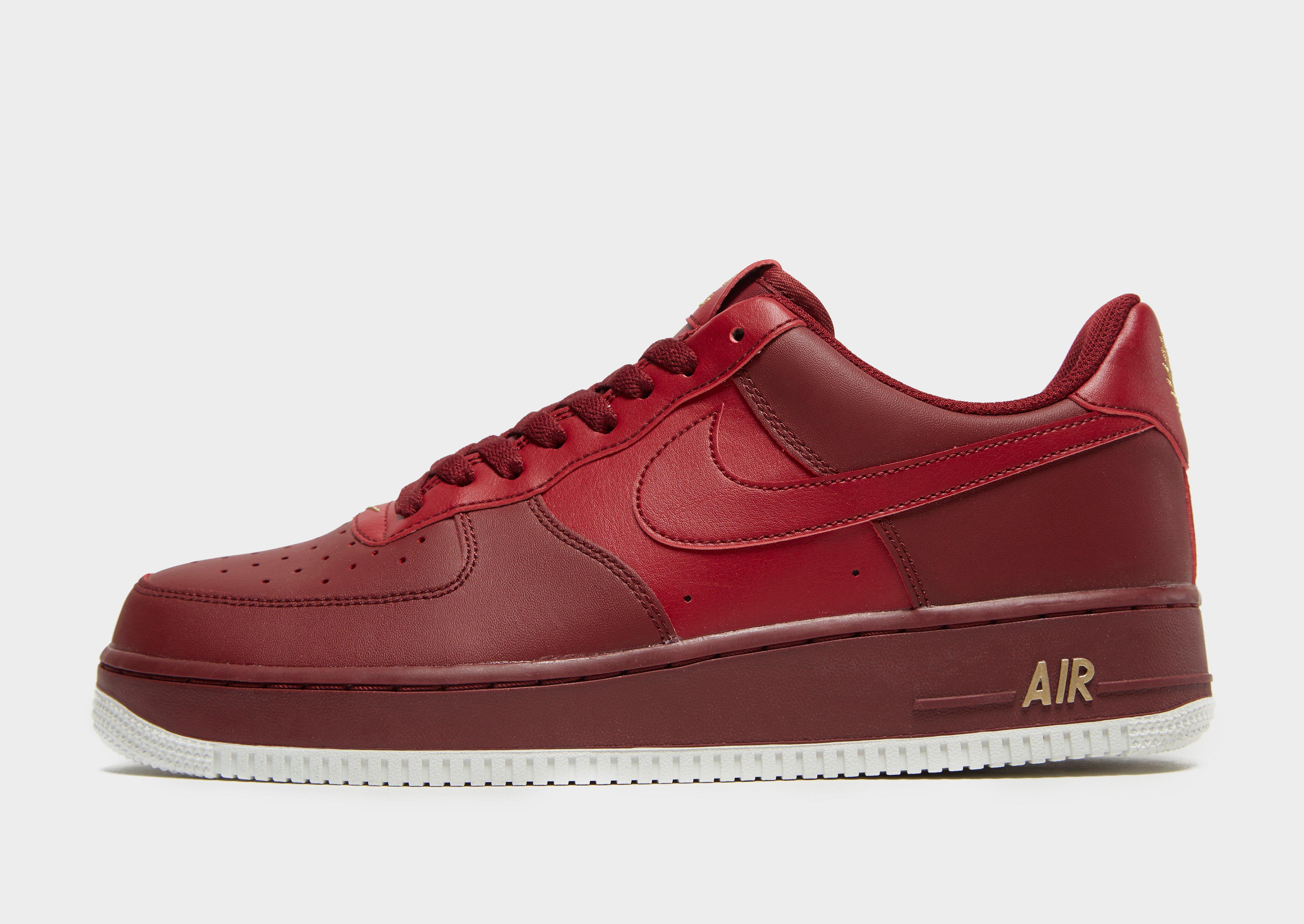 nike air force 1 baffo rosso