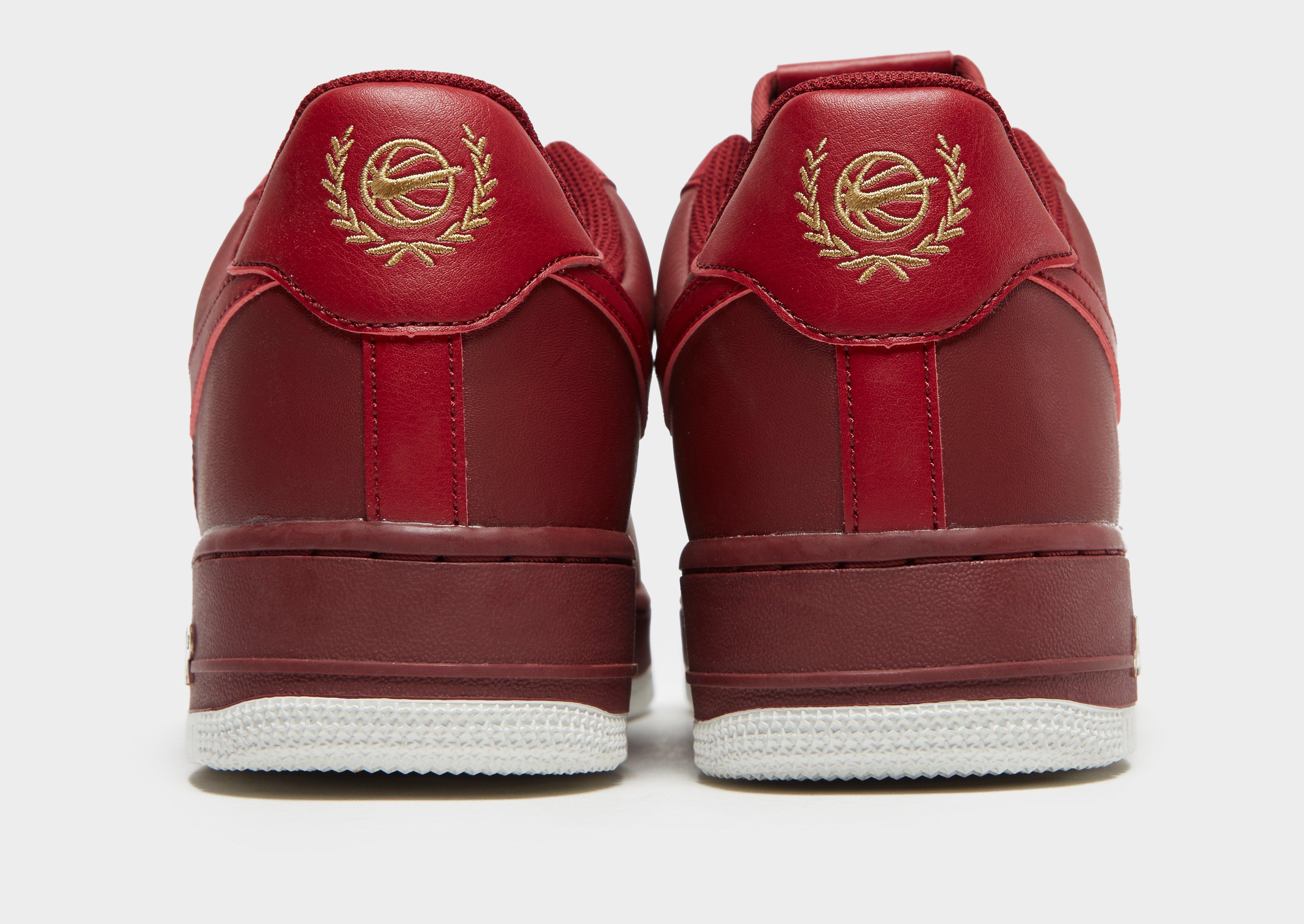 nike air force 1 baffo rosso