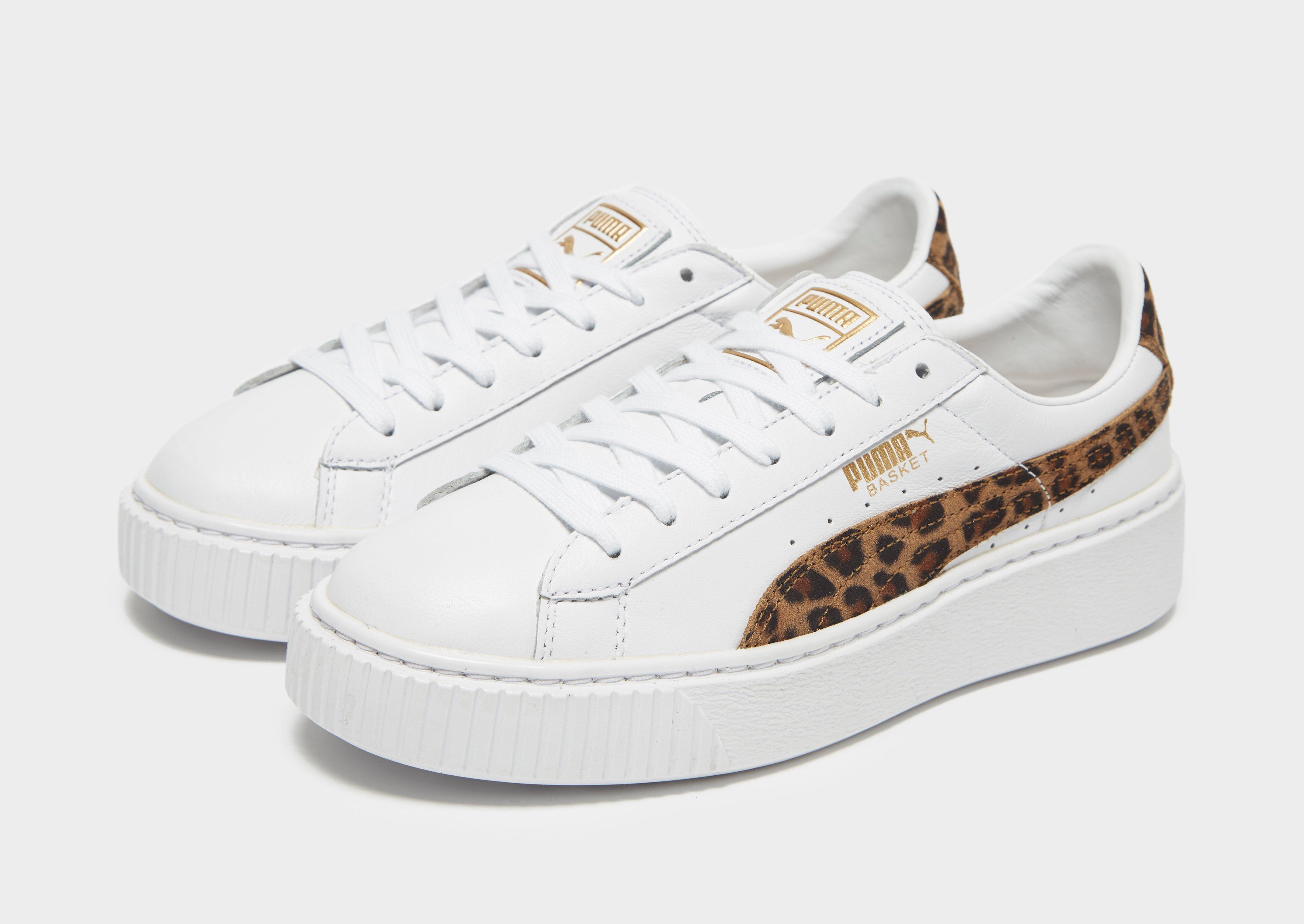 puma basket leopard