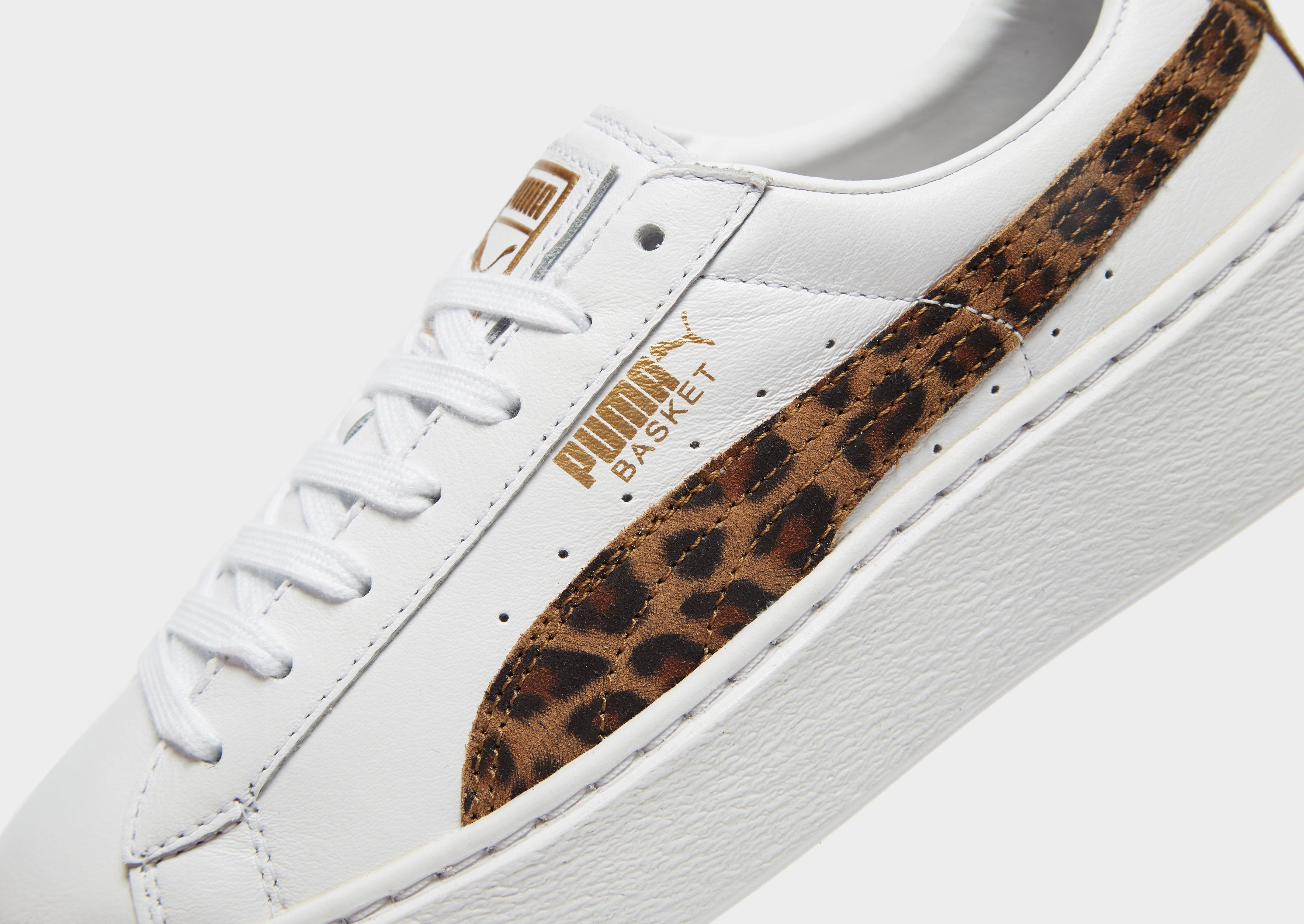 puma leopard basket