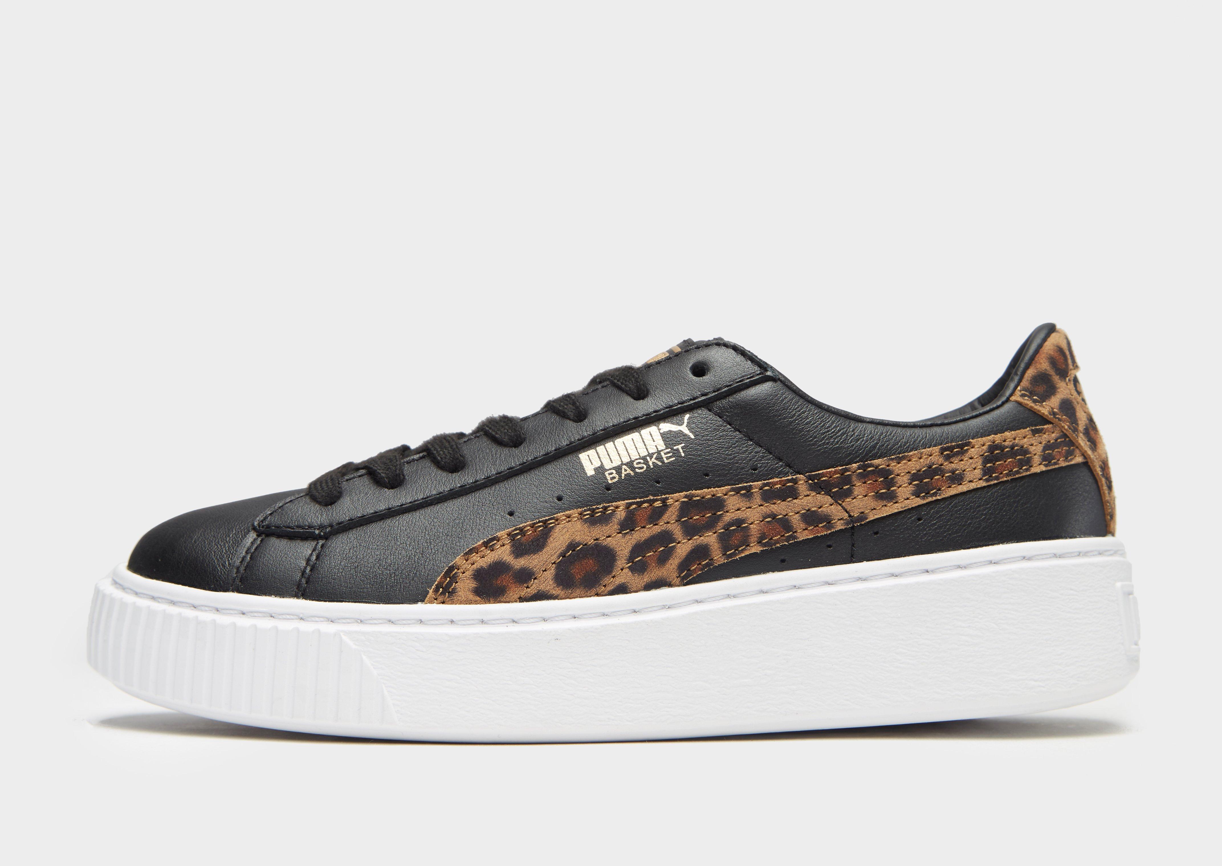 puma leopard basket