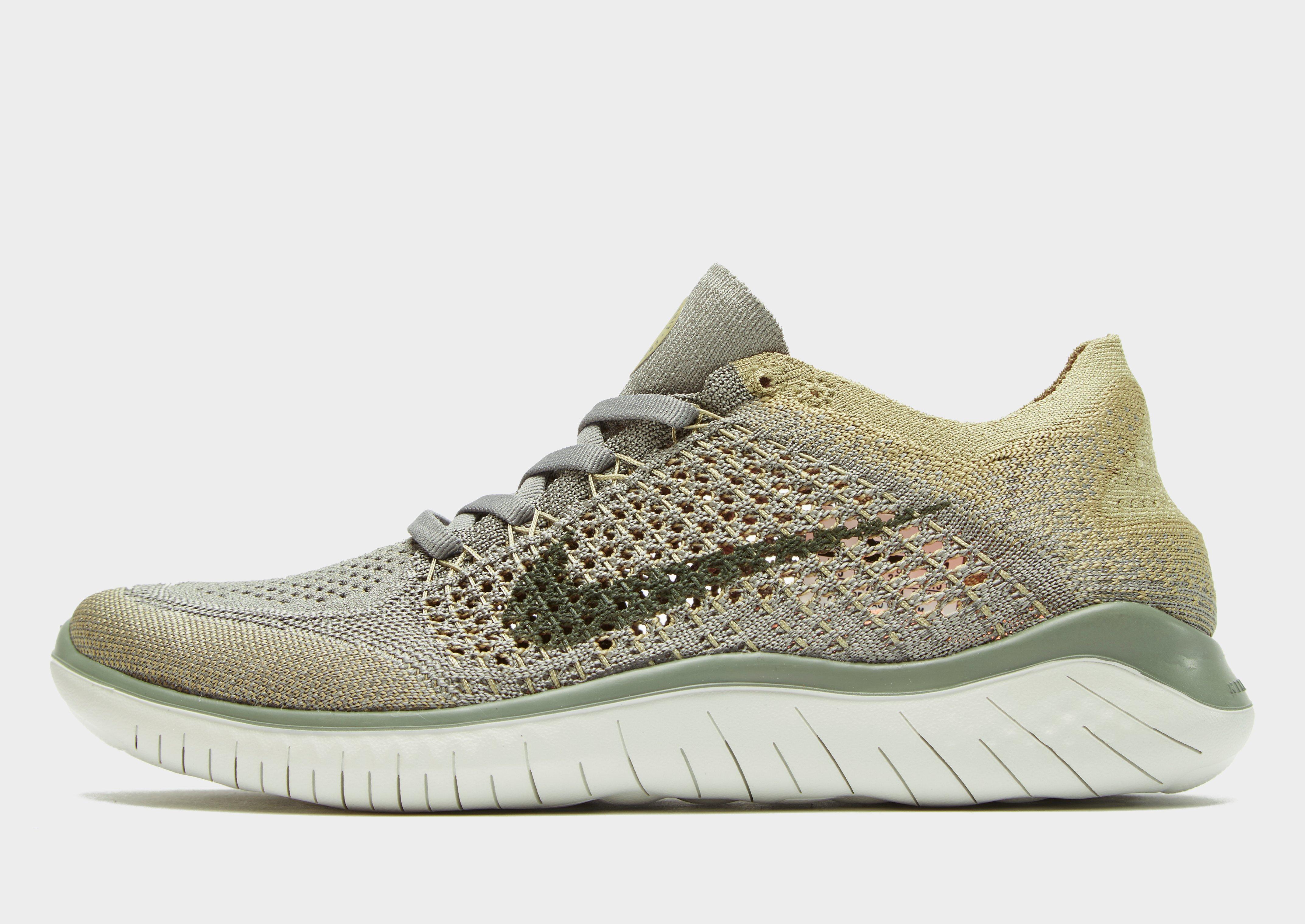 nike free rn flyknit verde