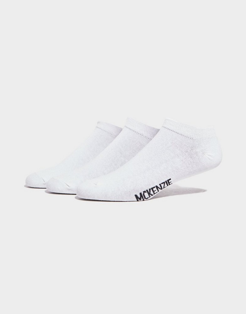 Жіночі шкарпетки MCKENZIE 3 PACK LOW PED SOCKS  MCKAA10125WHT Білий