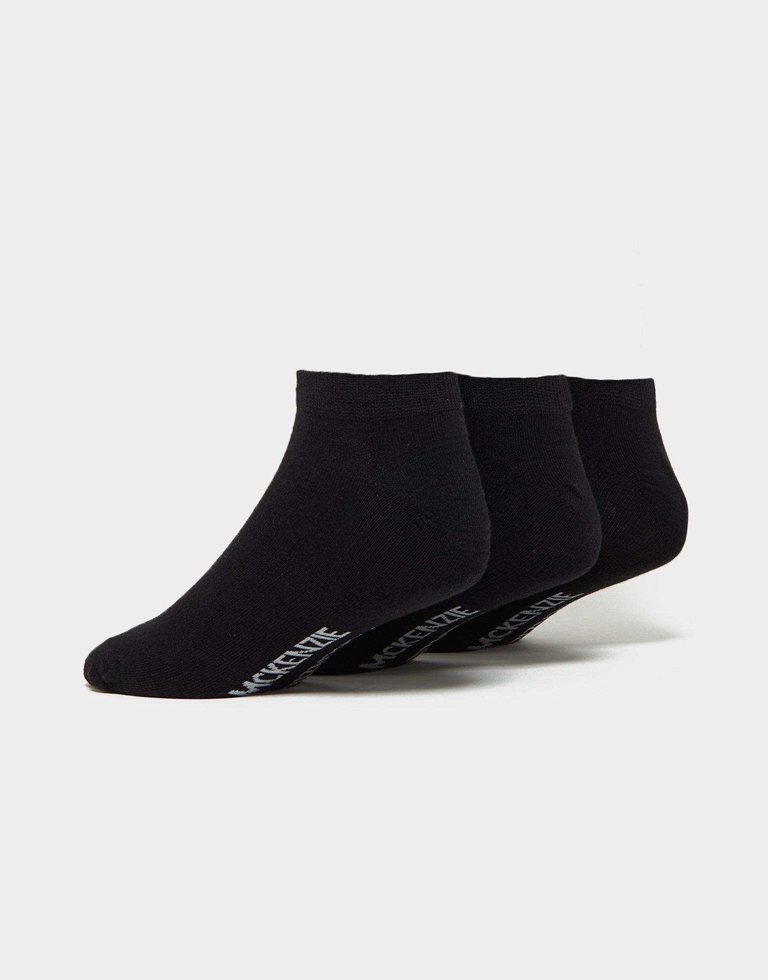 Vyriška kojinės MCKENZIE KOJINĖS 3PK LOW PED SOCK BLK MCKAA10125090 Juoda