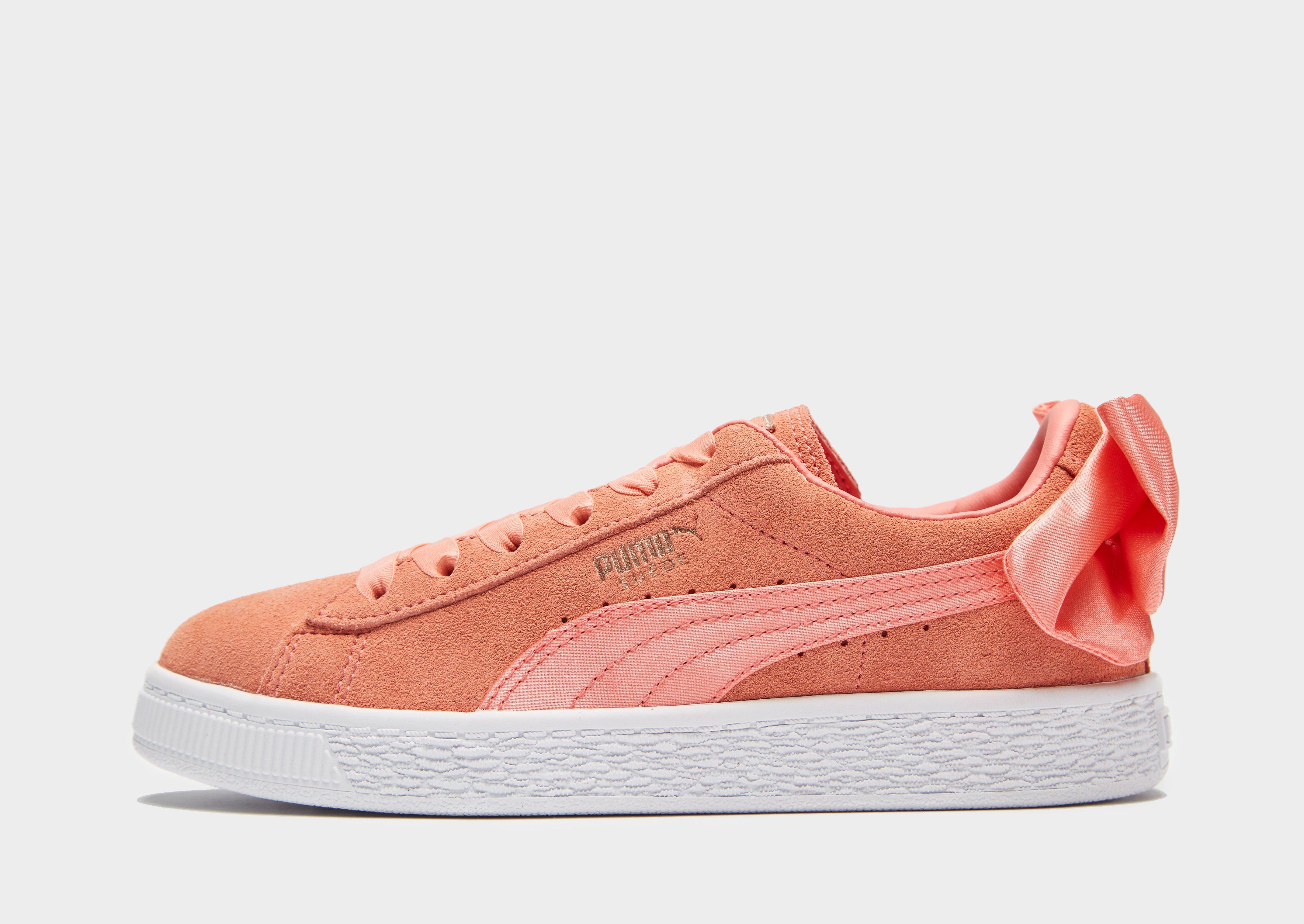 puma suede bow enfant