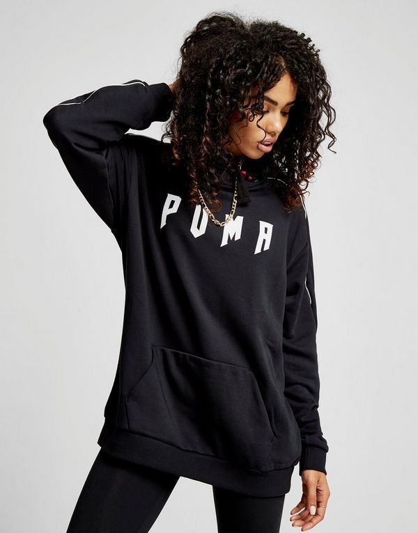 Puma gothic on sale floral boyfriend hoodie