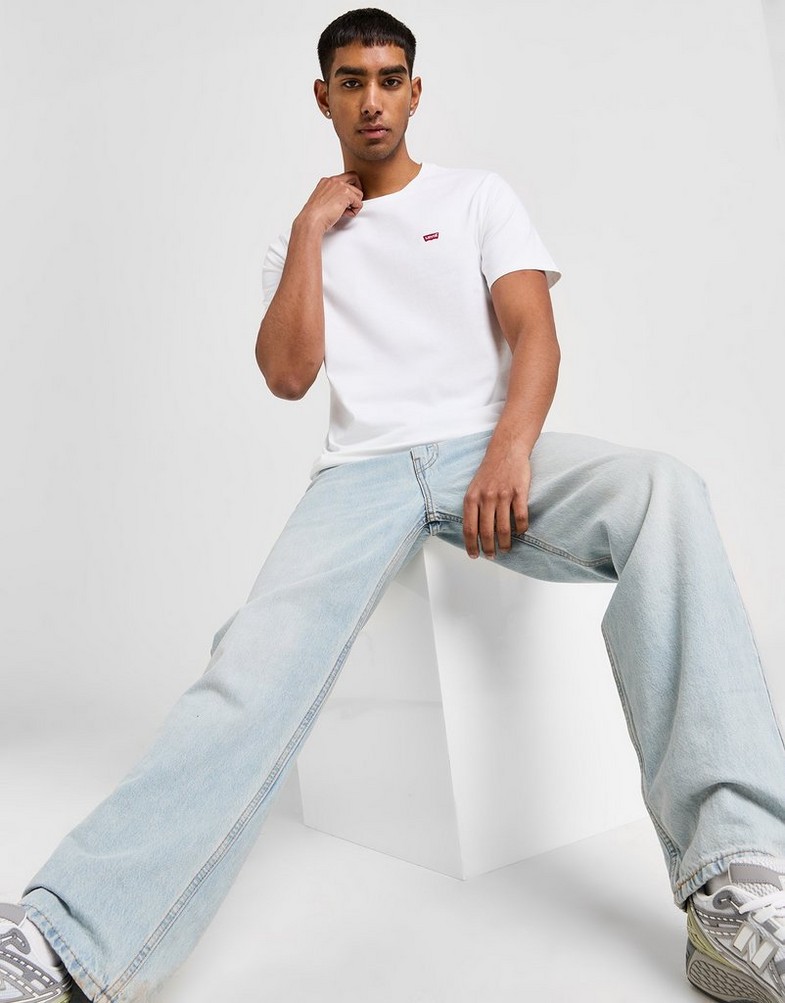 Koszulka, t-shirt męski LEVI'S T-SHIRT SS ORIGINAL HM TEE 566050000 Biały