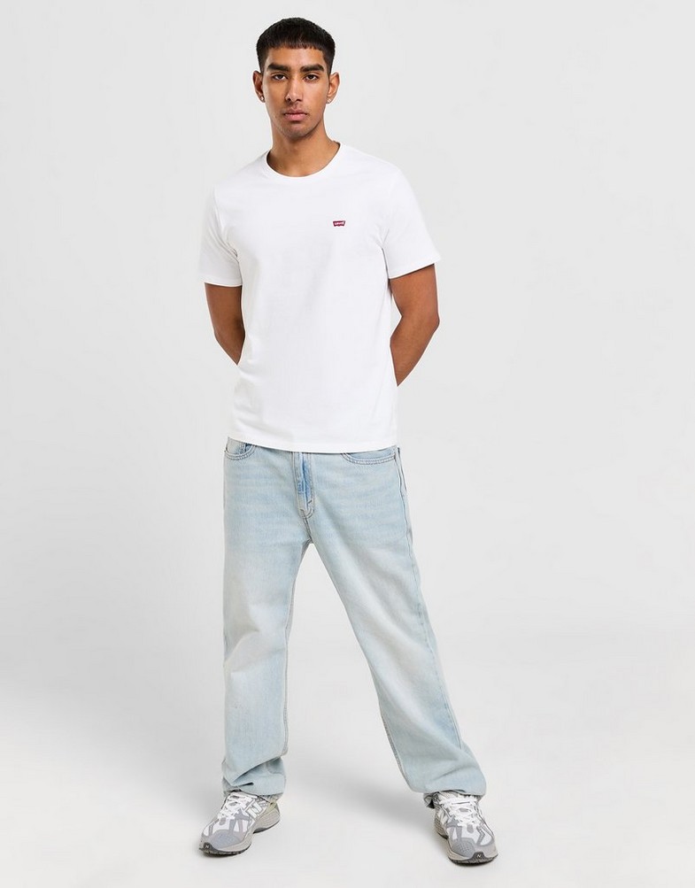 Koszulka, t-shirt męski LEVI'S T-SHIRT SS ORIGINAL HM TEE 566050000 Biały