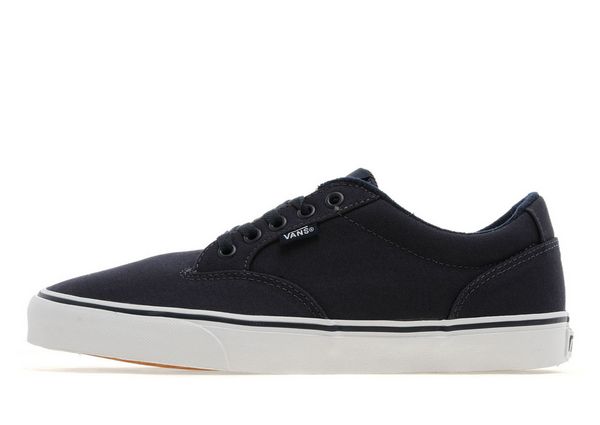 vans winston canvas navy white vans winston canvas navy white