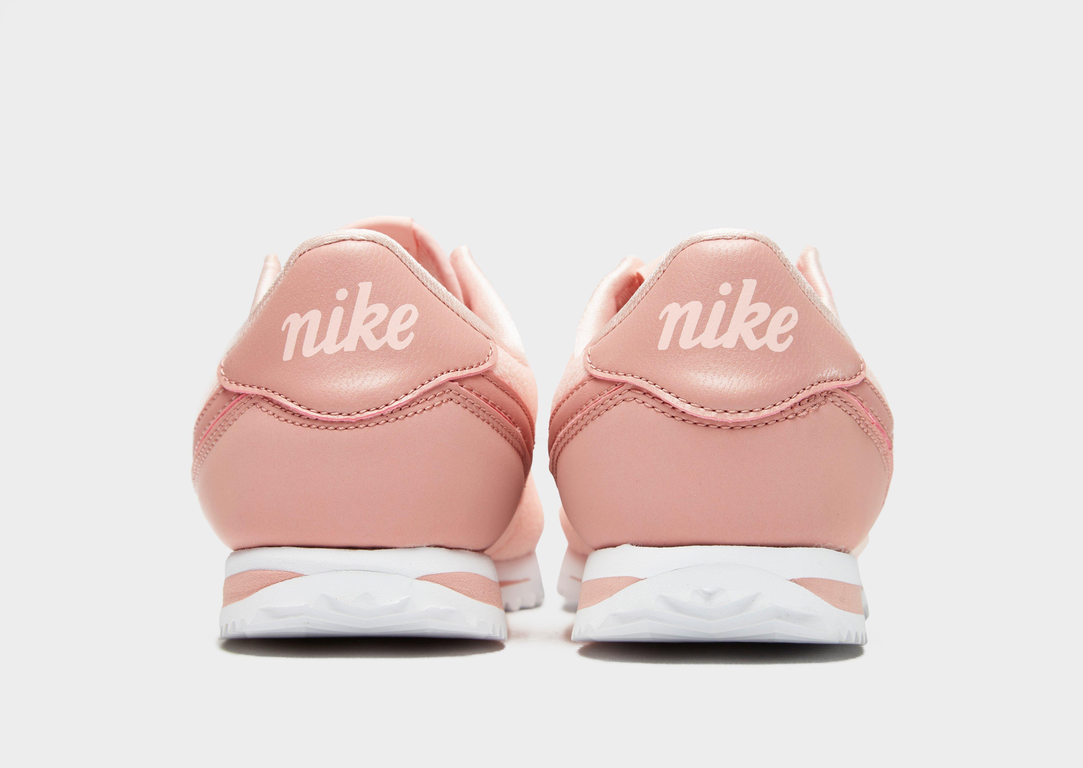 nike cortez junior rose gold