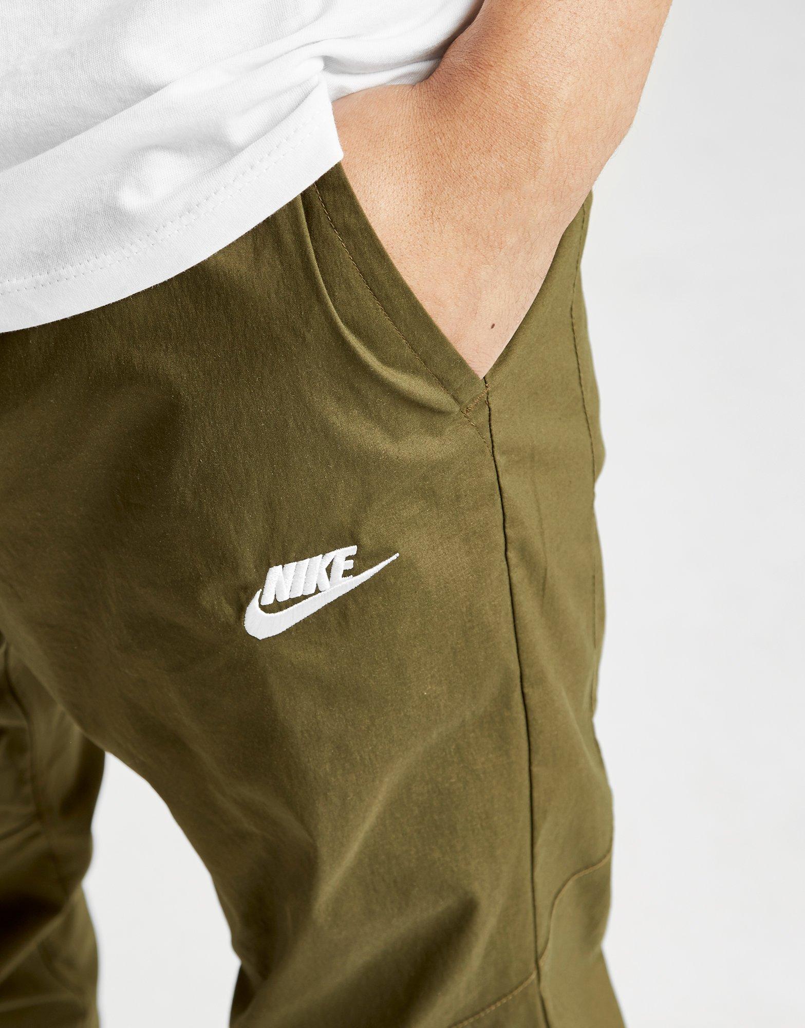 nike twill track pants