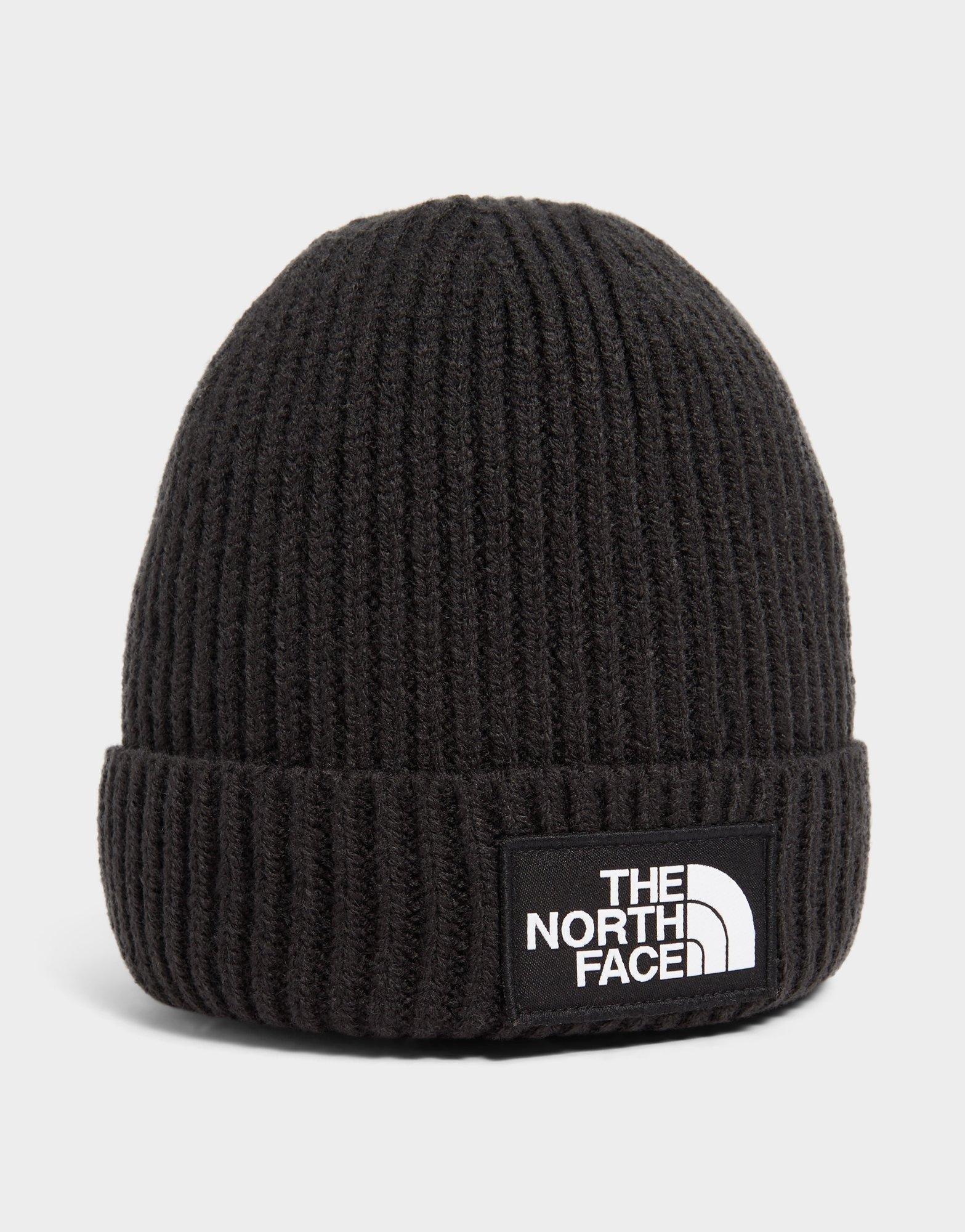 Dámská zimní čepice THE NORTH FACE ČEPICE ZIMNÍ LOGO BEANIE NF0A3FJXJK31 Černá