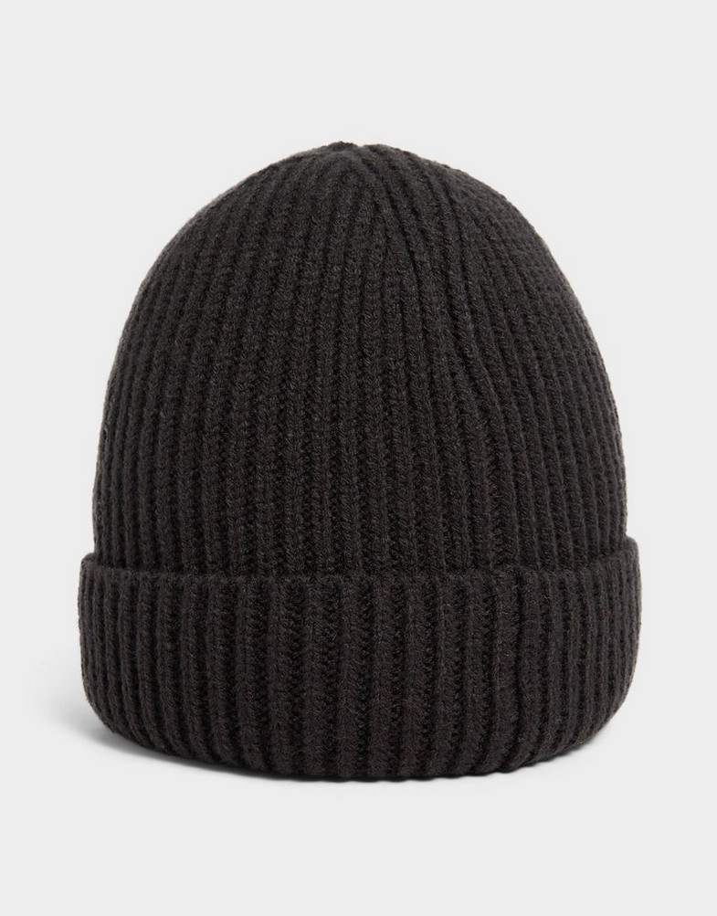 Жіночі зимові шапки THE NORTH FACE КЕПКА ЗИМОВА LOGO BEANIE NF0A3FJXJK31 Чорний
