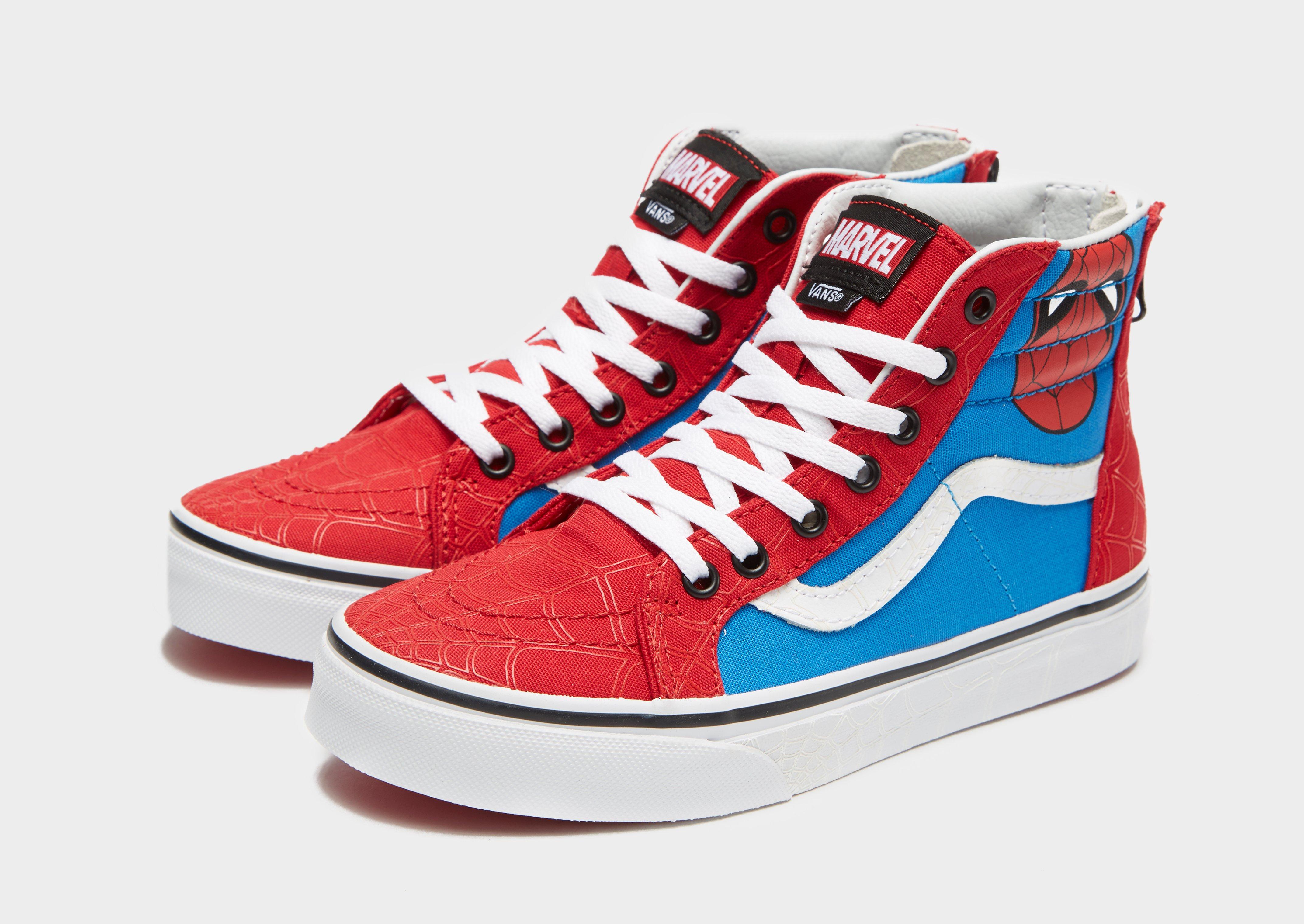 vans marvel spiderman