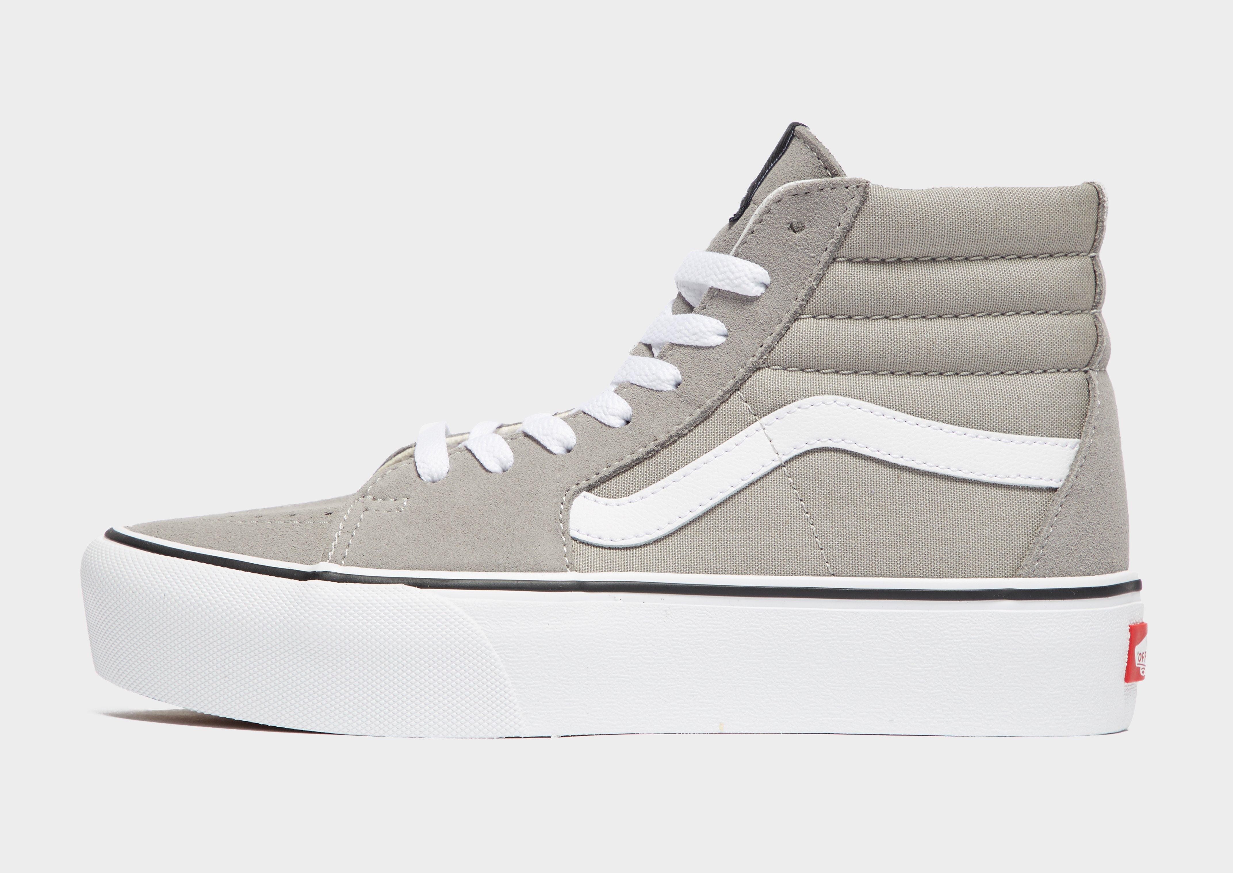 vans sk8 hi platform grey