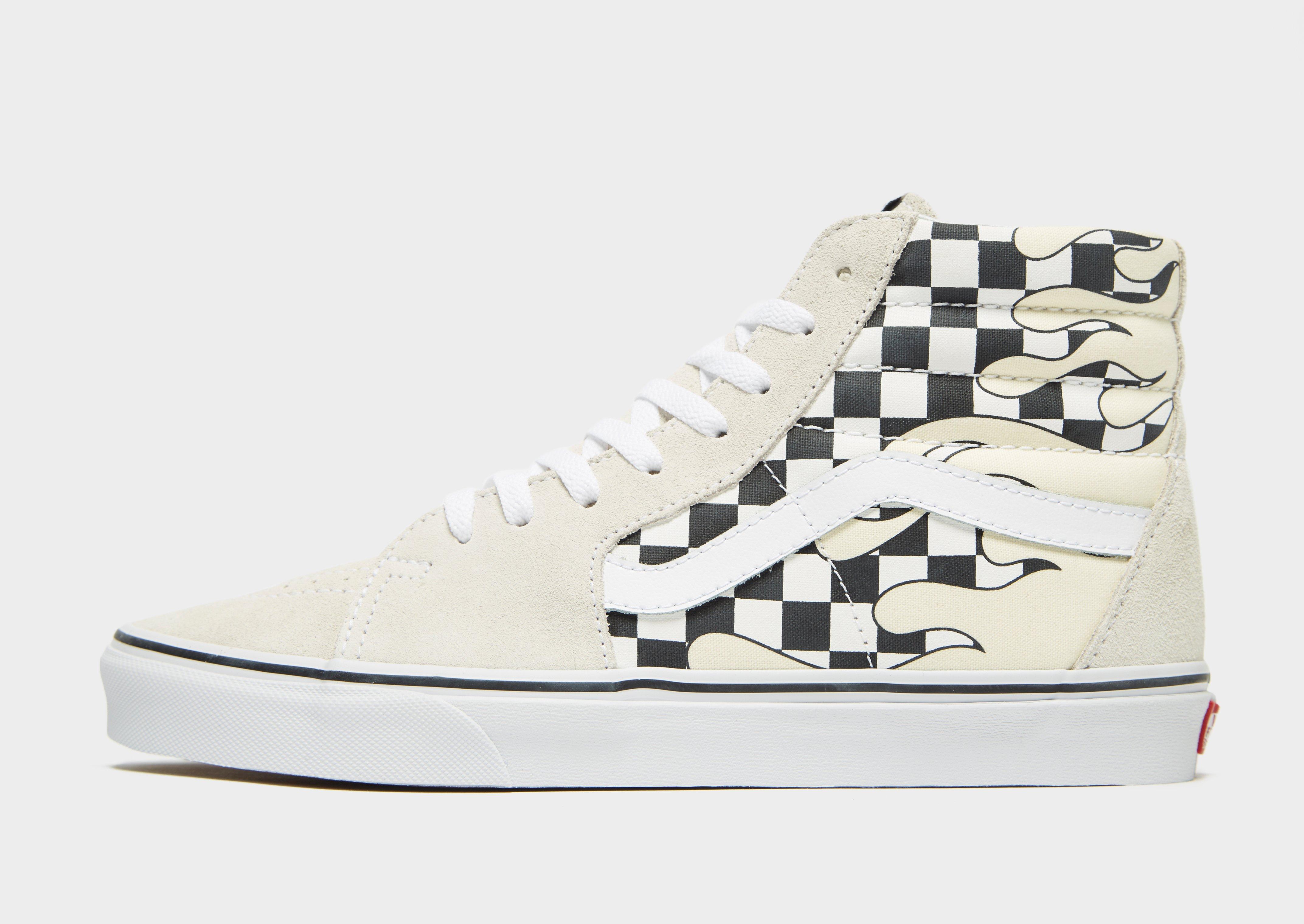 JD eksklusiv Vans Sk8-Hi til mænd i hvid og sort