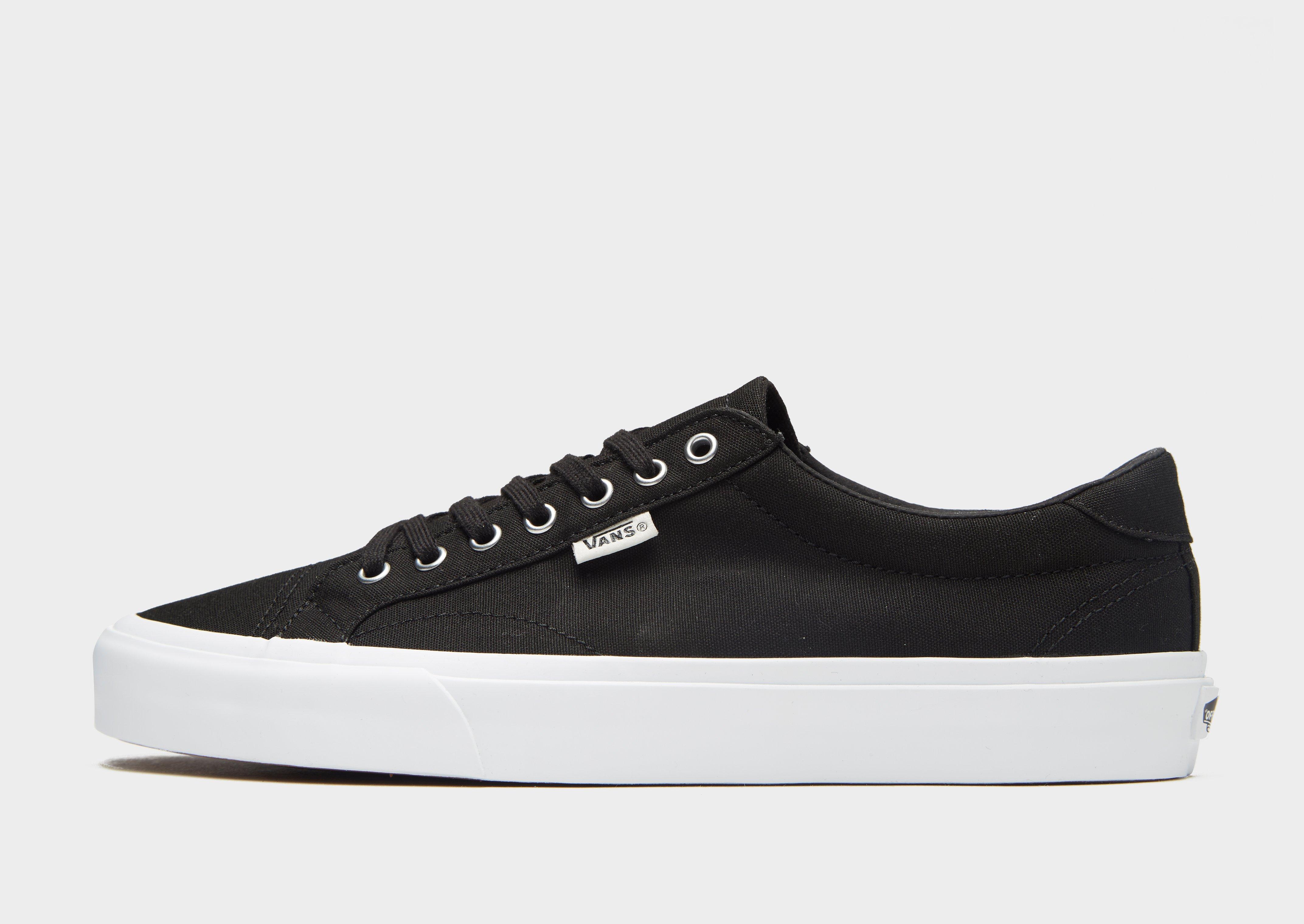 black and white vans jd