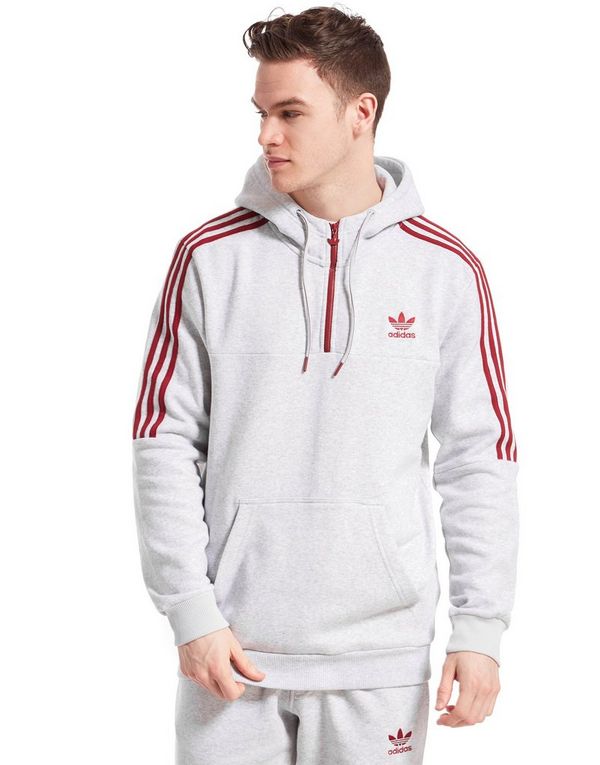 adidas originals trefoil half zip hoodie adidas originals trefoil half zip hoodie