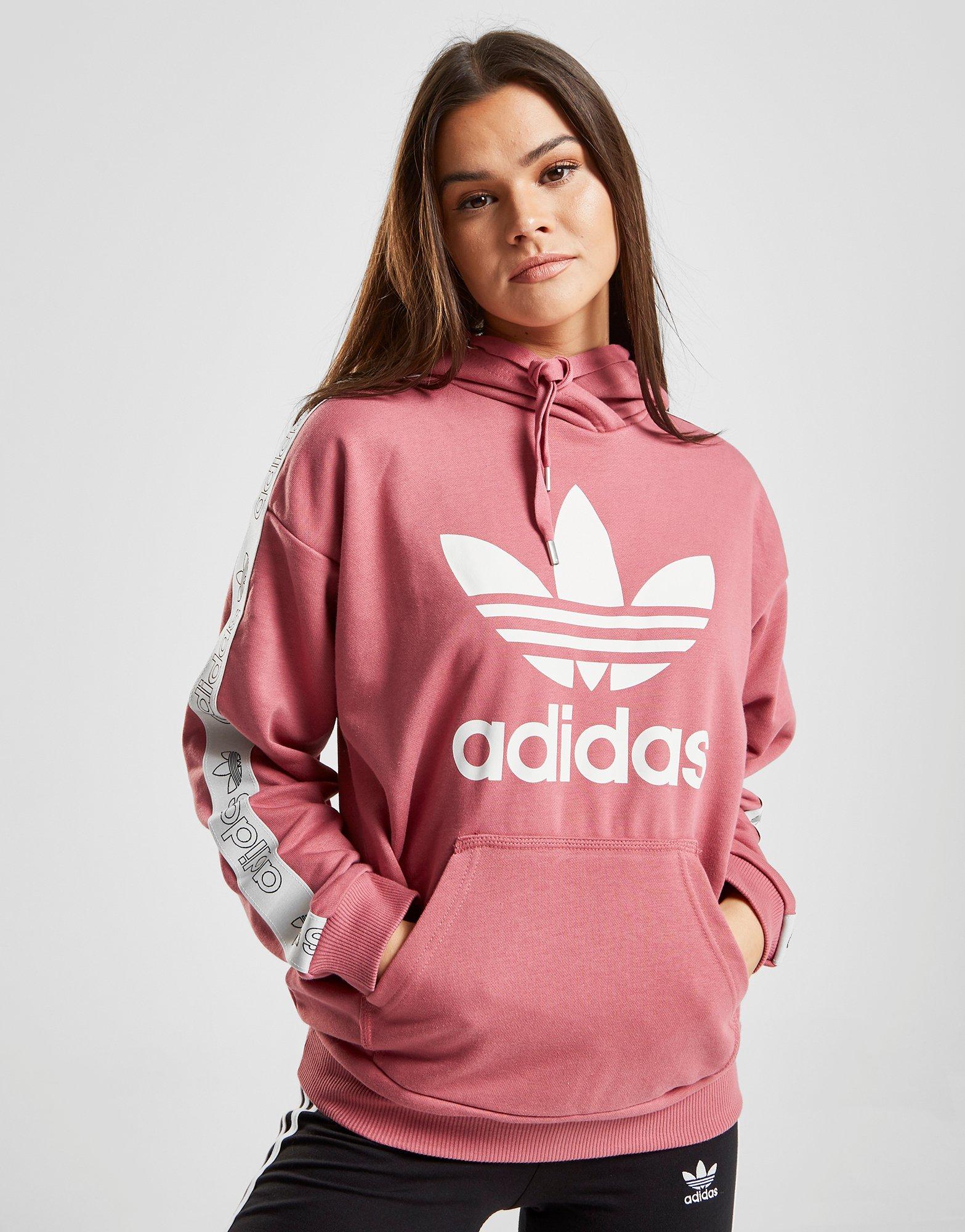 adidas tape hoodie women's