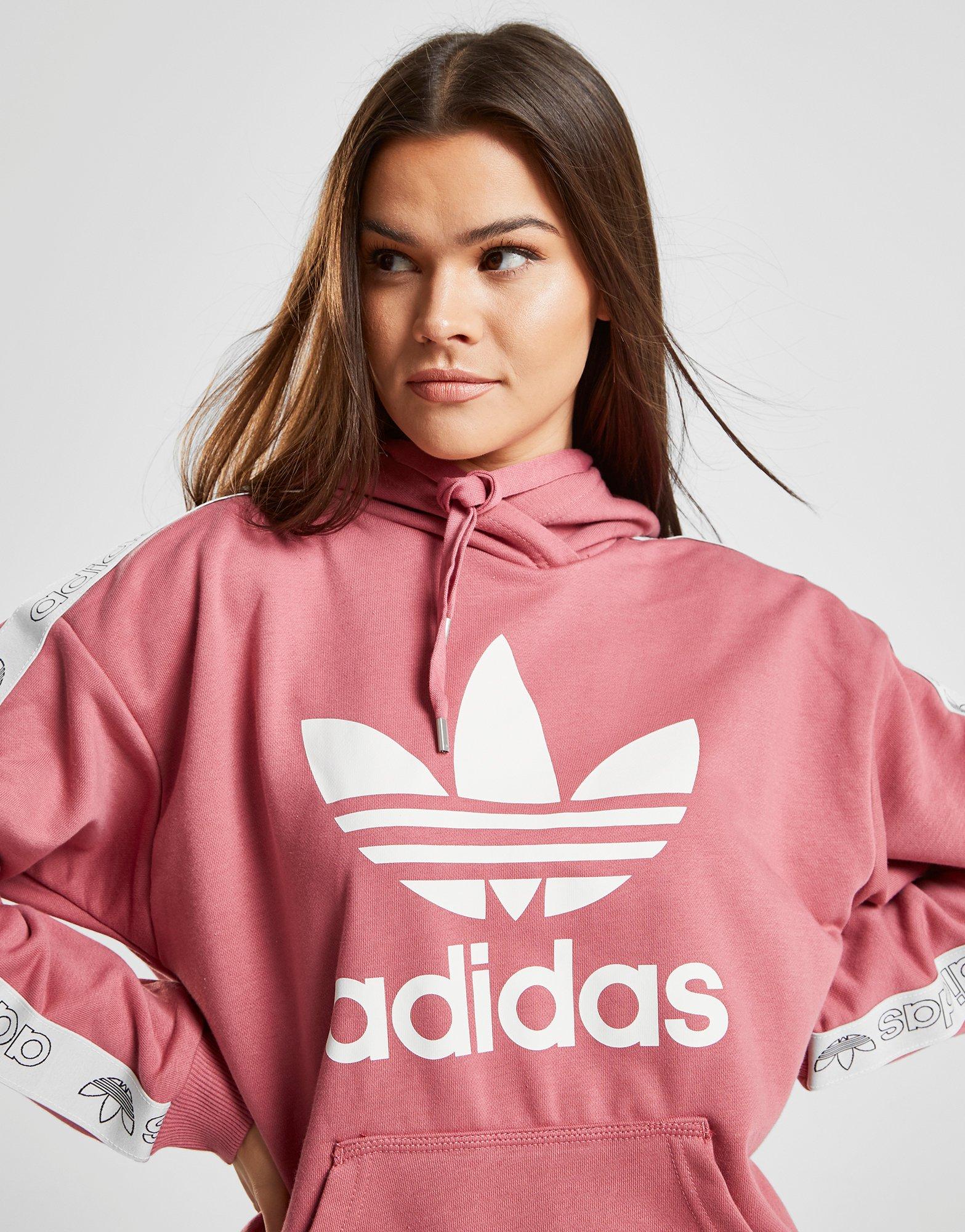 adidas originals tape overhead hoodie dames