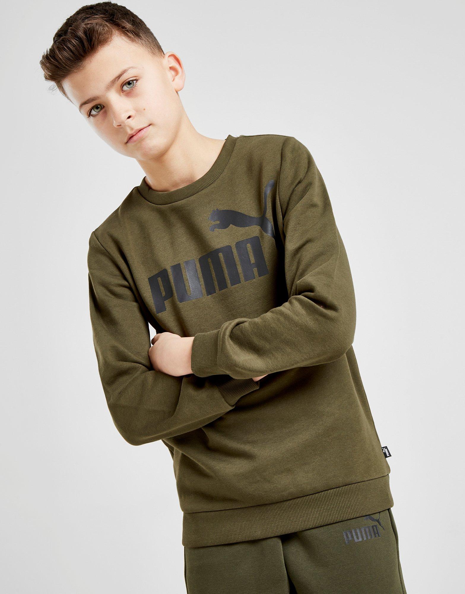 puma core logo crew sweatshirt