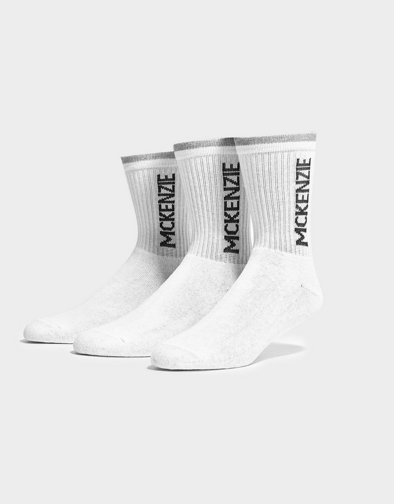 Жіночі шкарпетки MCKENZIE 3 PACK SPORTS SOCKS JUNIOR  MCKAA12514WHT Білий