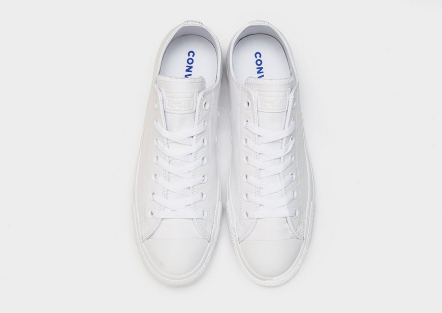 Pánske topánky skate CONVERSE CHUCK TAYLOR ALL STAR OX LEATHER MONO  136823C Biela