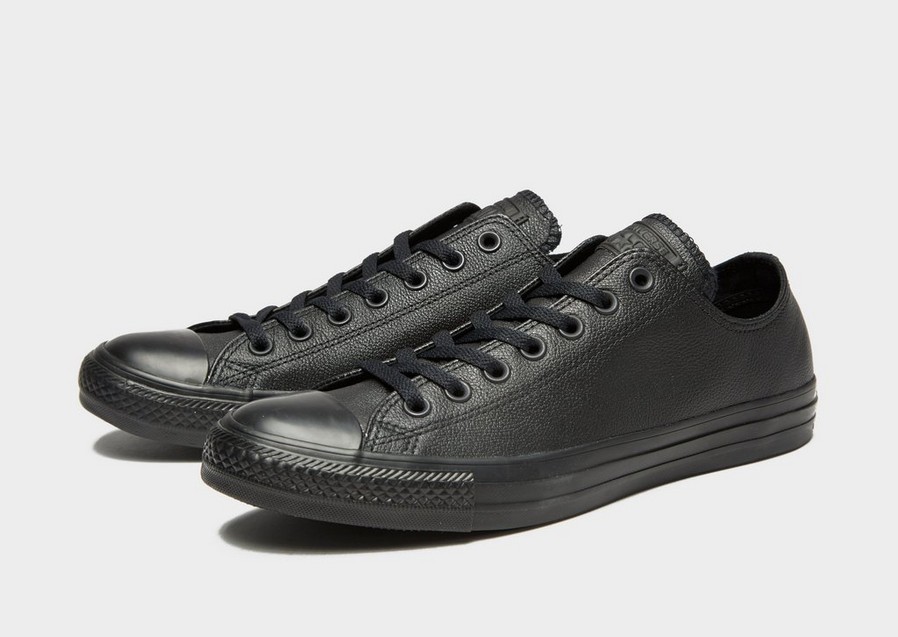 Trampki męskie CONVERSE CHUCK TAYLOR ALL STAR OX LEATHER MONO  135253C Czarny