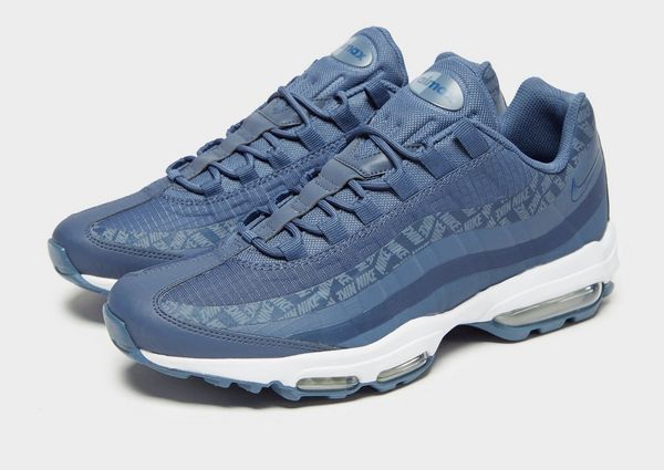 oben Mens Nike Air Max 95 Ultra SE Trainers 845033 400 UK 10 Nike Air Max 95 Ultra SE (Men) Blue Classic Trainers