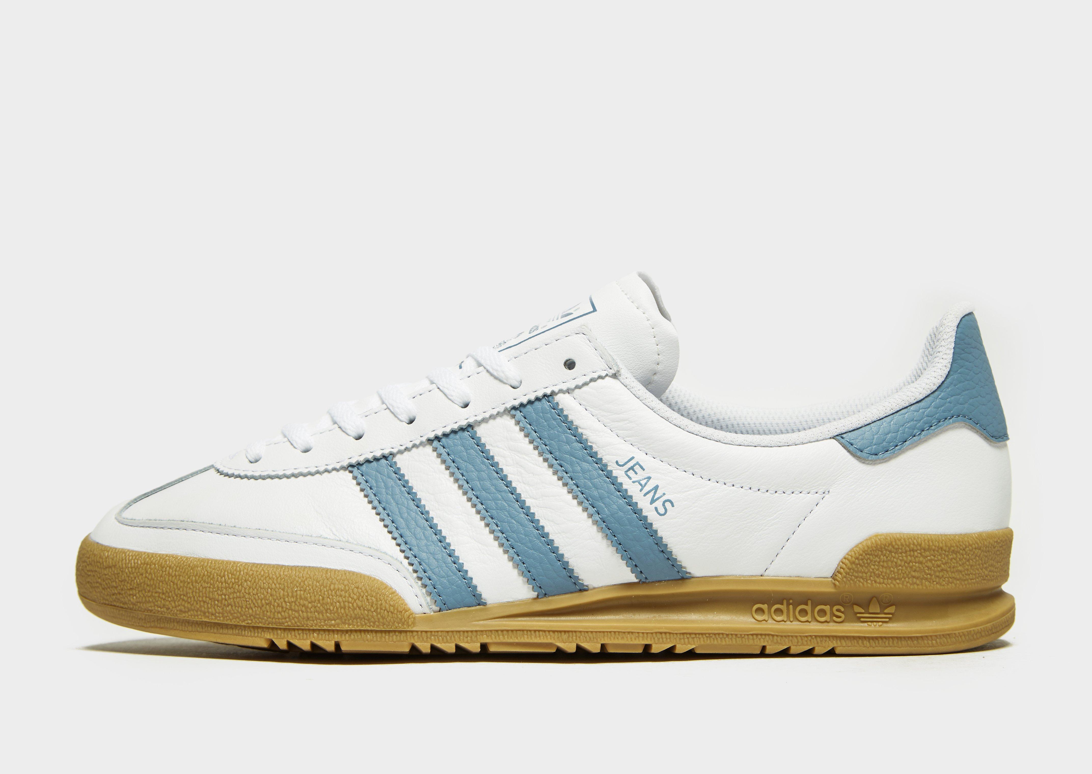 adidas jeans white