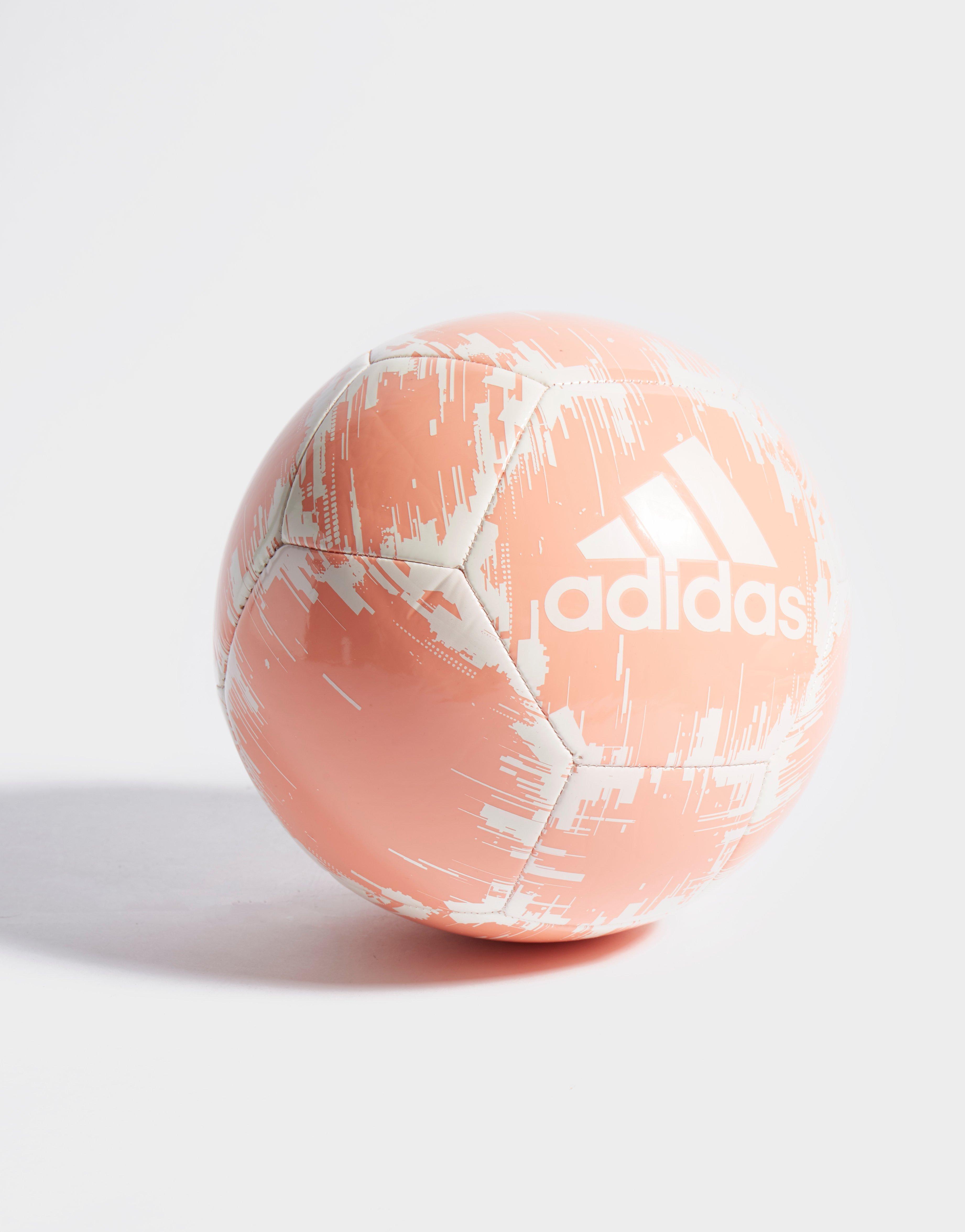 adidas Glider fodbold i pink og hvid