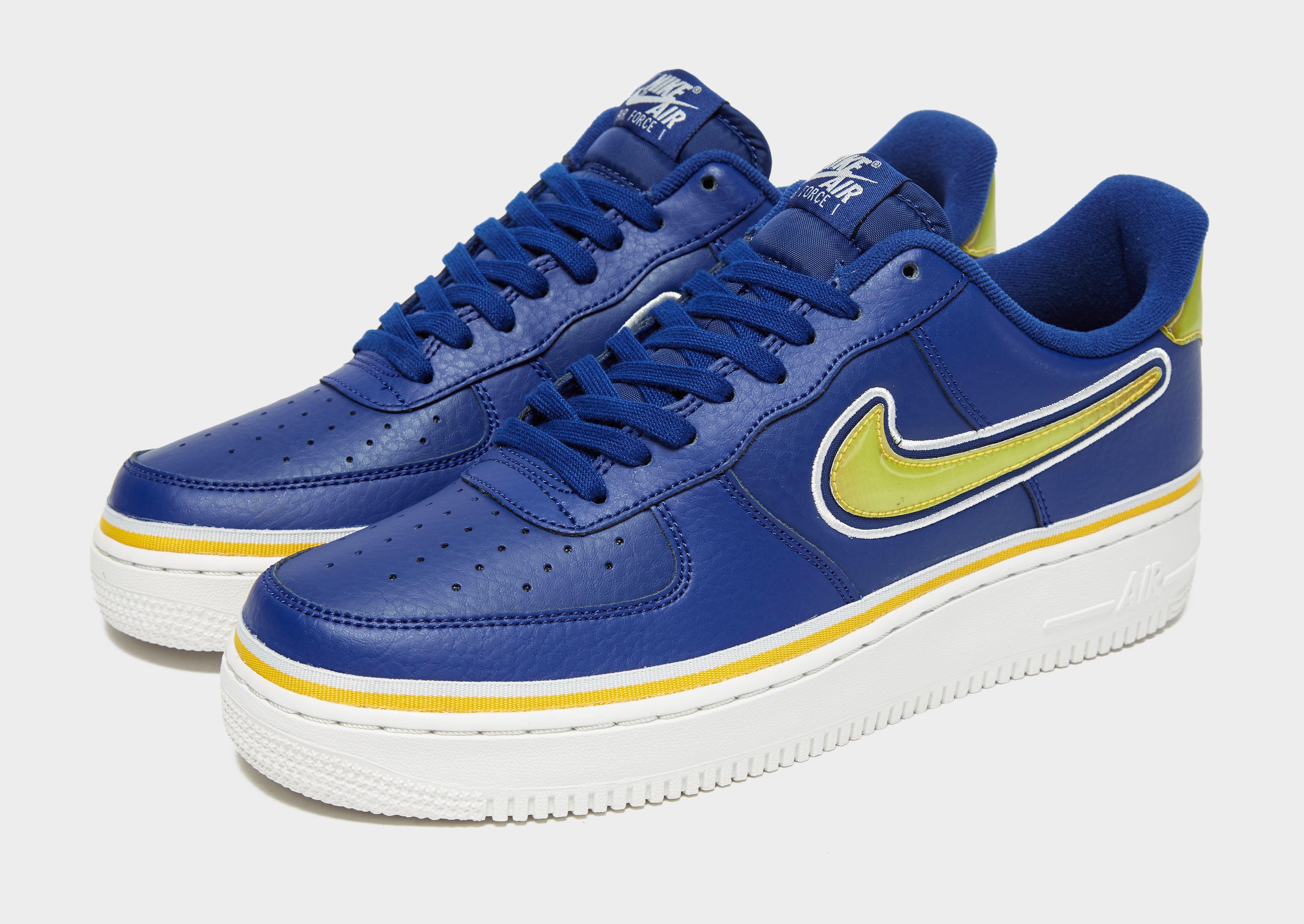 nike air force 1 nba azul