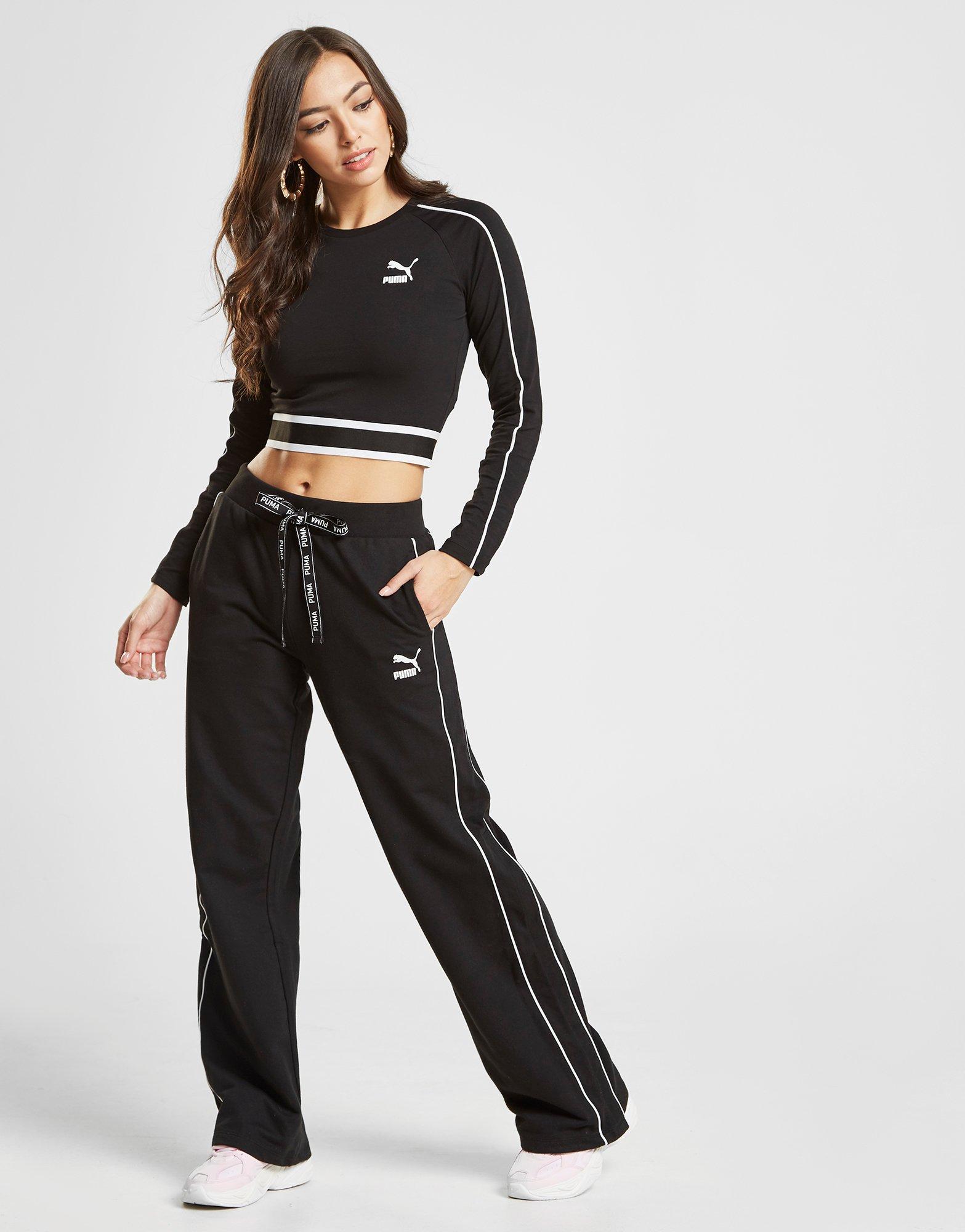 New Puma Women’s Tape Wide Leg Track Pants eBay