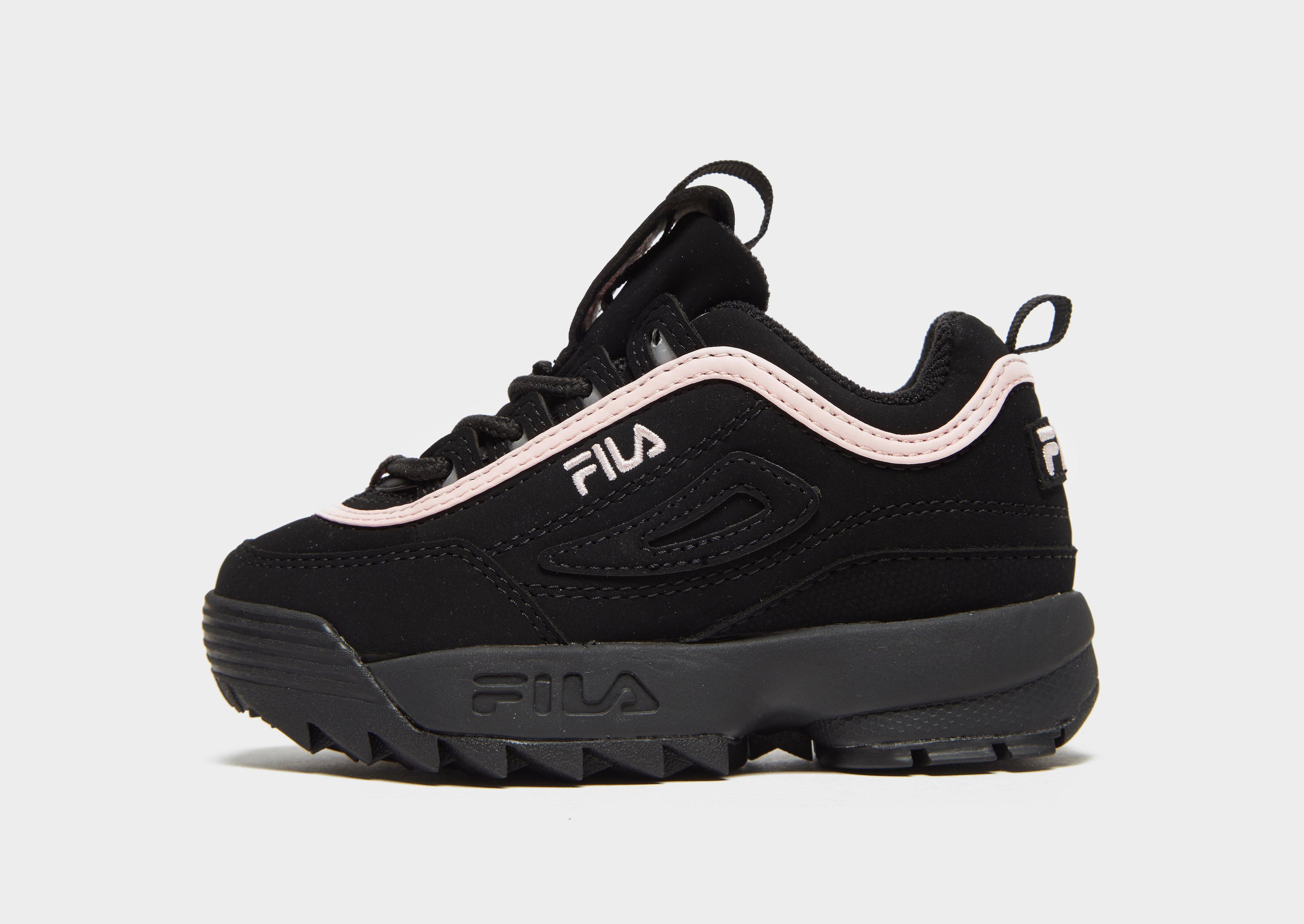 fila youth disruptor ii leather trainers