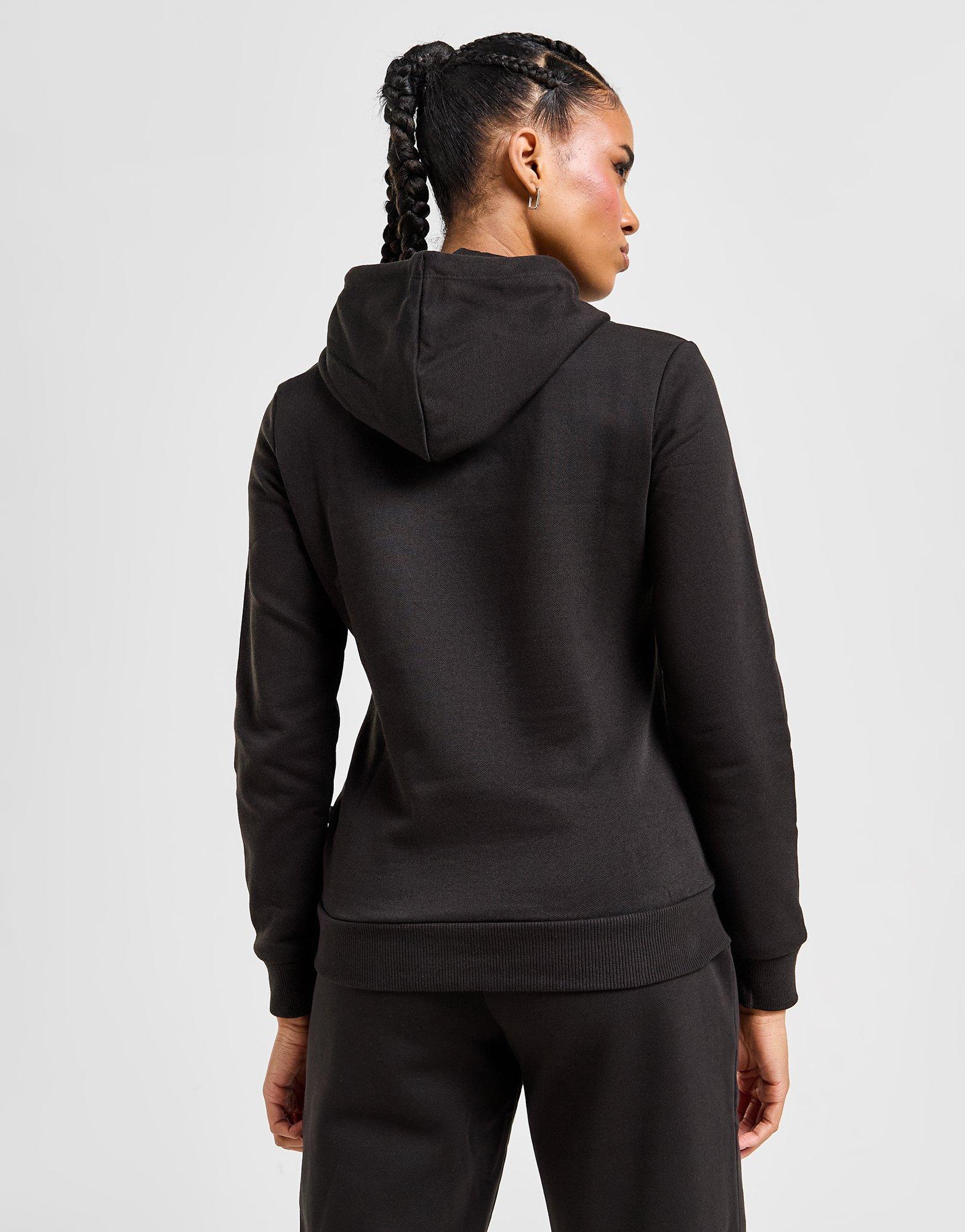 Bluză pentru femei PUMA BLUZĂ CU GLUGĂ CORE OVERHEAD HOODIE 586788 01 Negru