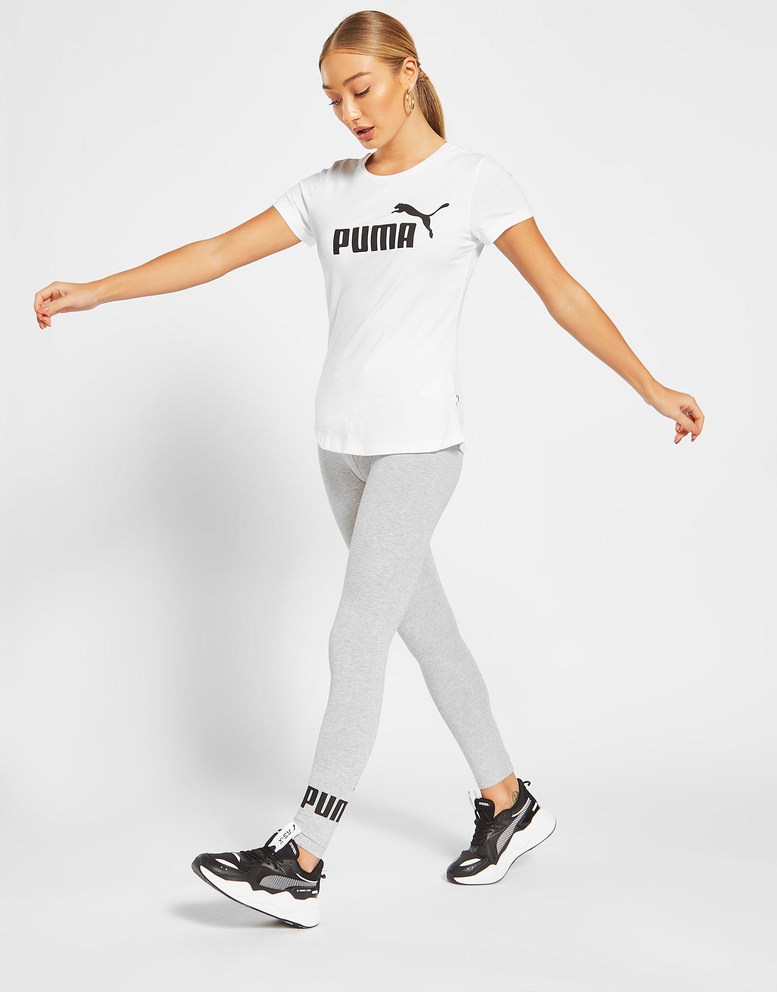 Koszulka, t-shirt damski PUMA CORE T SHIRT 58677402 Biały