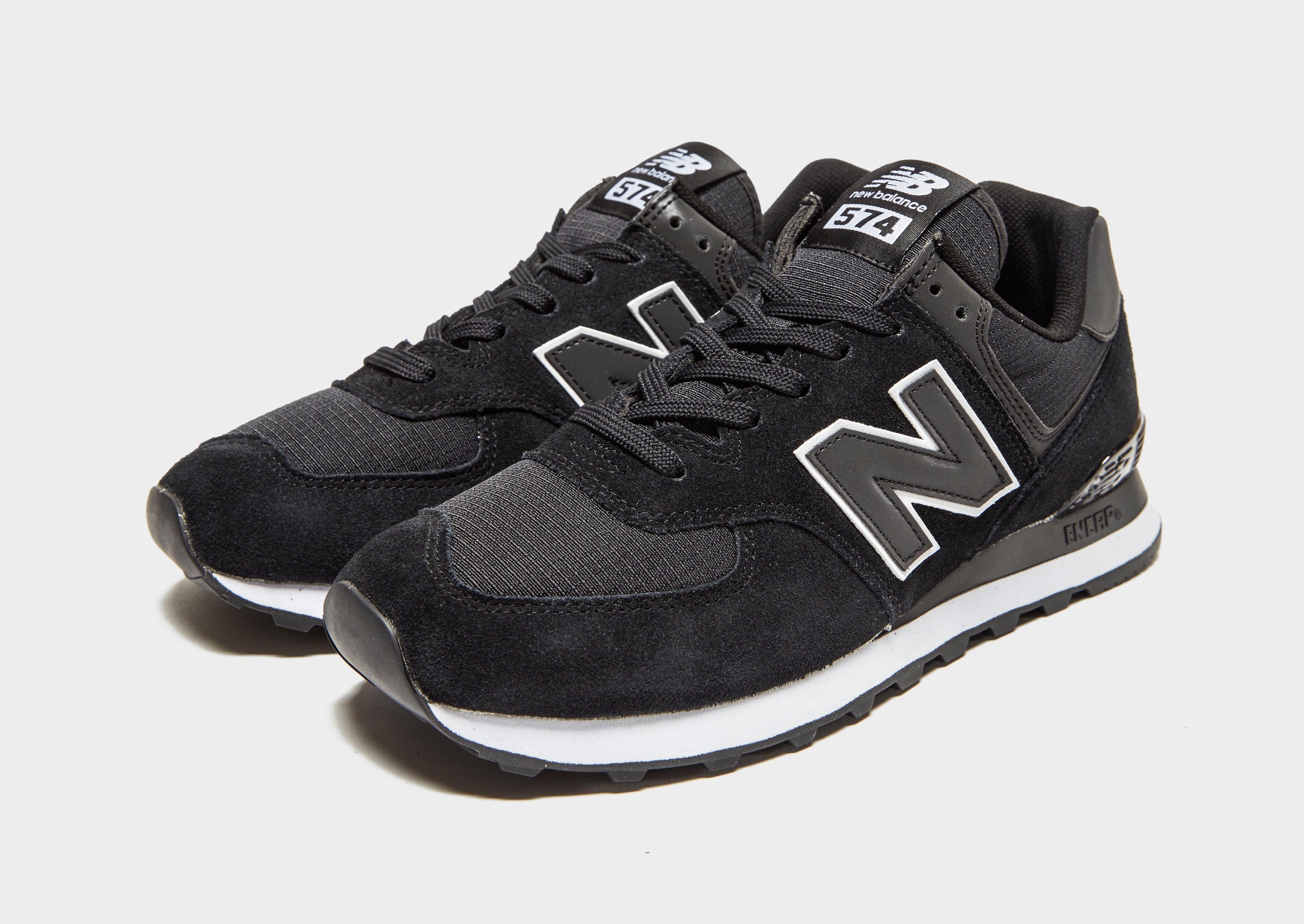 new balance 574 ripstop black