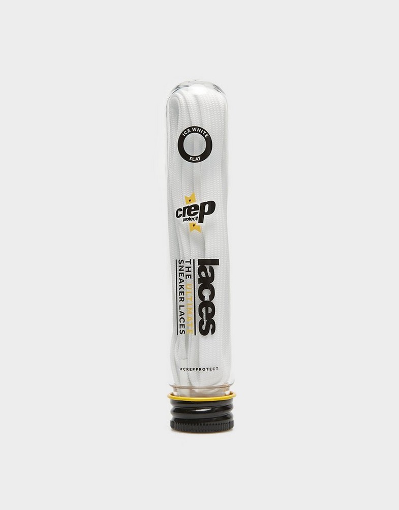 Női cipőápolás CREP CIPŐFŰZŐ CREP LACES - WHITE FLAT CP011 Fehér