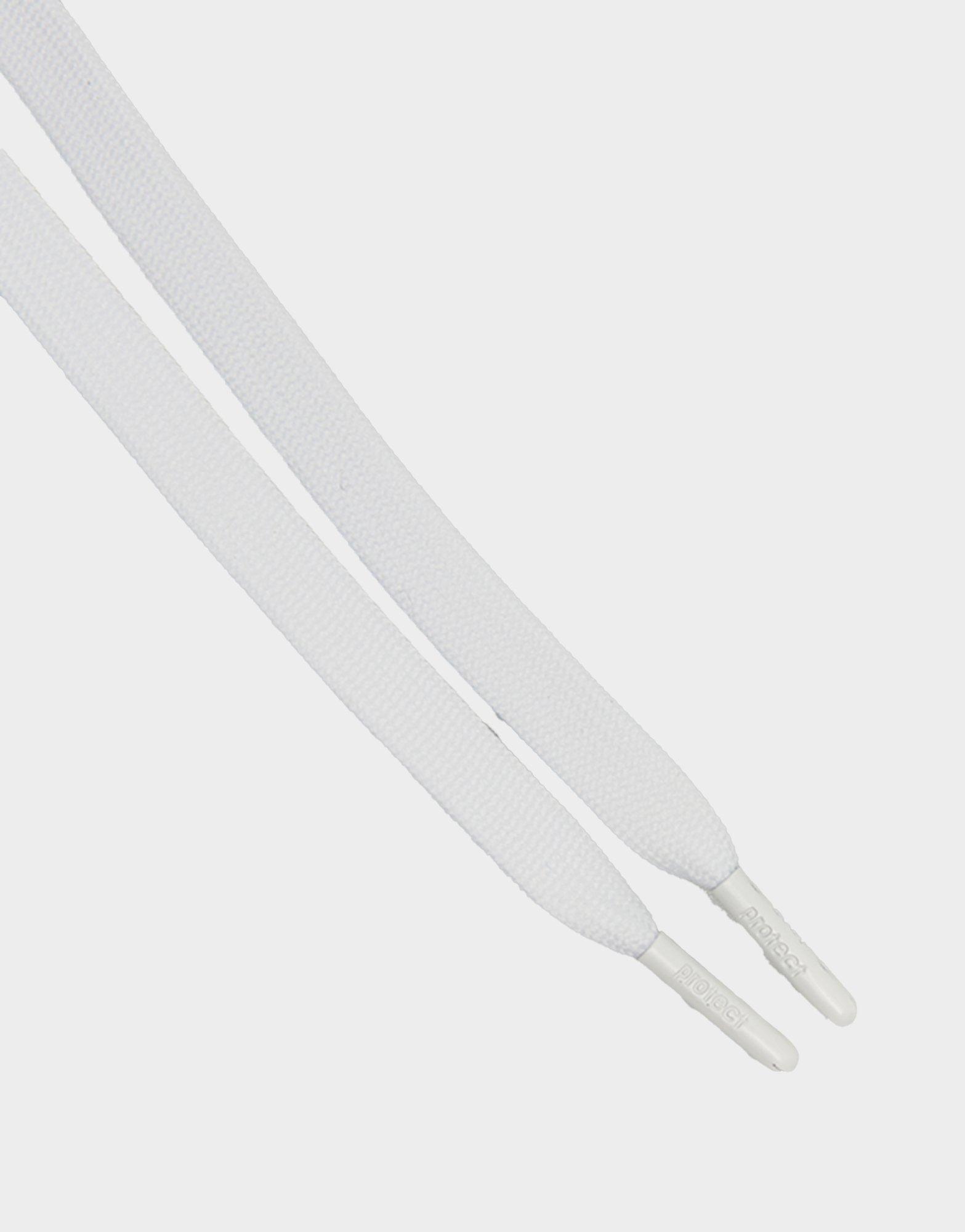 CREP ȘIRETURI CREP LACES - WHITE FLAT CP011 Alb