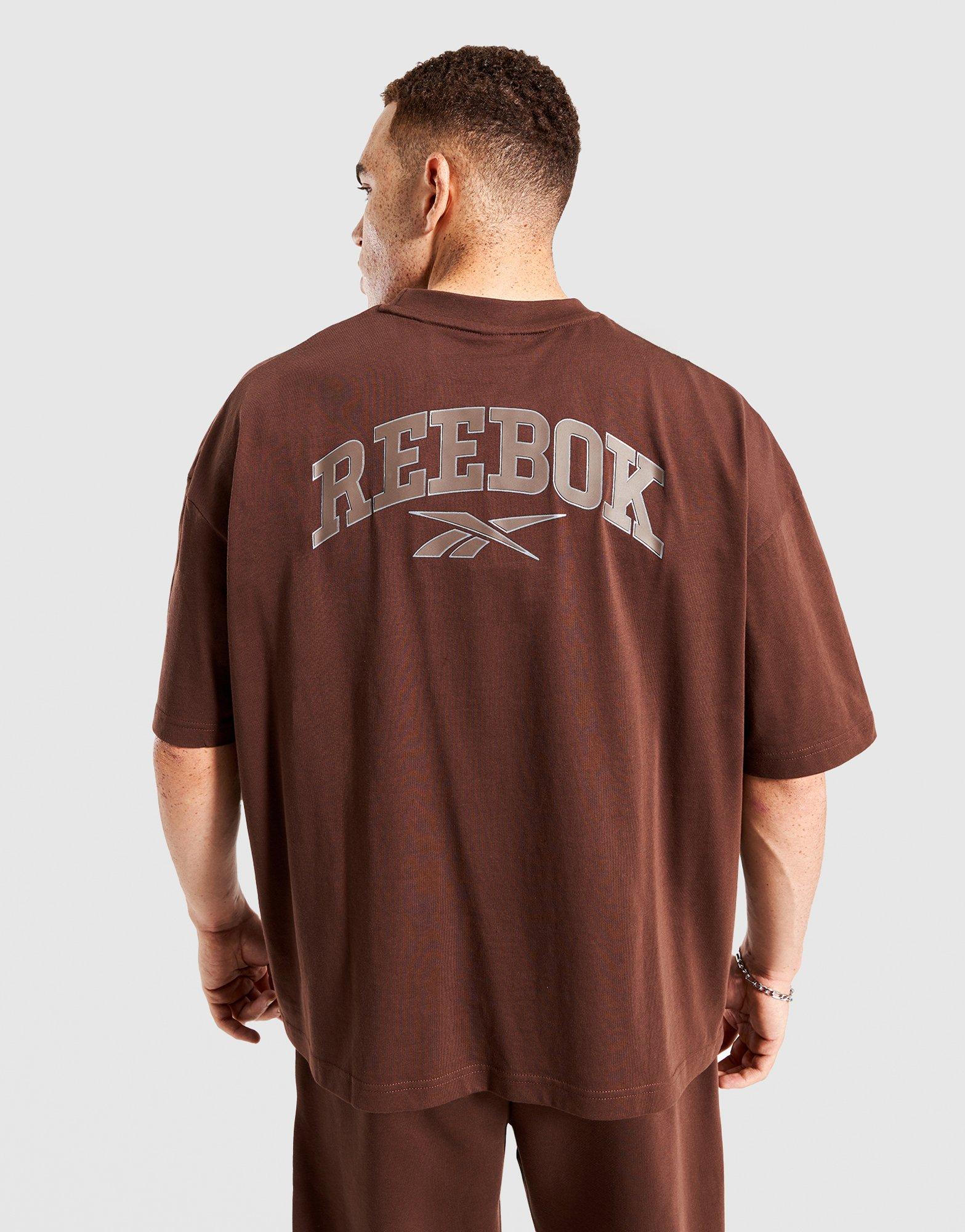 Мъжка тениска REEBOK ТЕНИСКА DANNY VARSITY 100240565 Кафяв