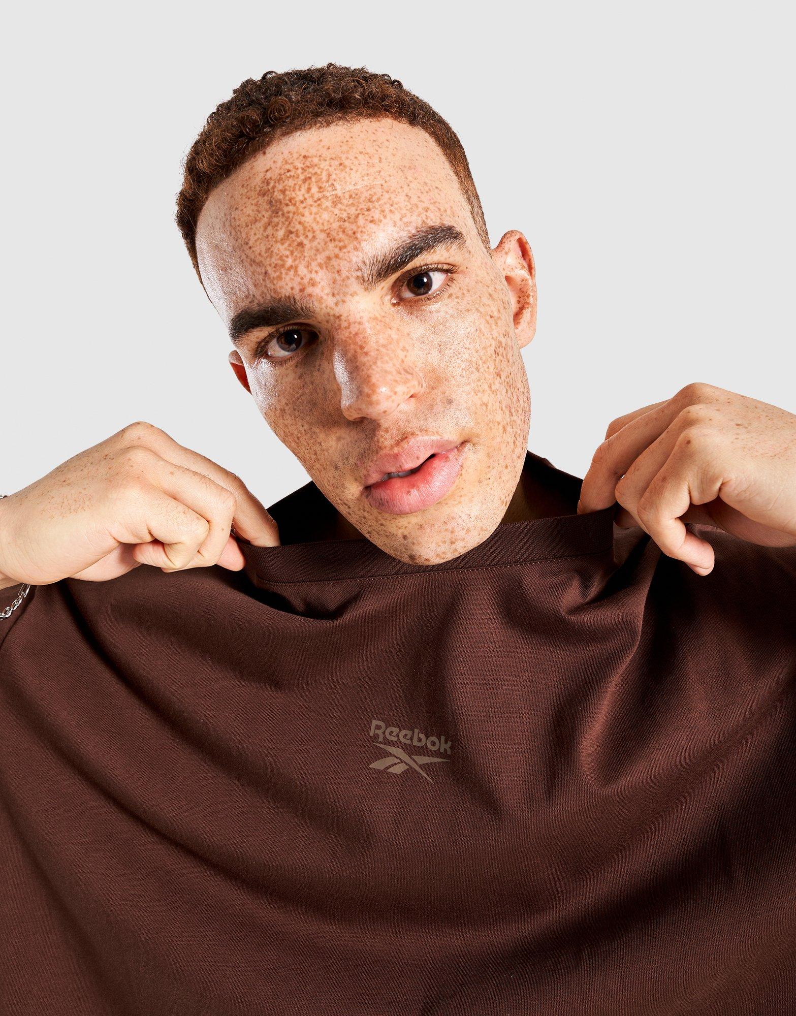 Мъжка тениска REEBOK ТЕНИСКА DANNY VARSITY 100240565 Кафяв