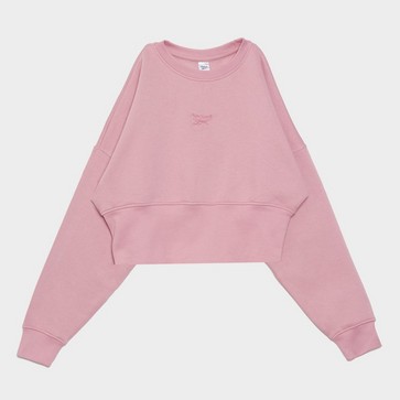 Bluză pentru femei REEBOK BLUZĂ RICHARD CROPPED CREWNECK SWEATSHIRT