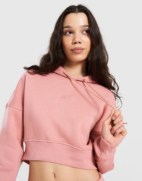 Reebok Mikina S Kapucňou Crop Wardrobe Essentials
