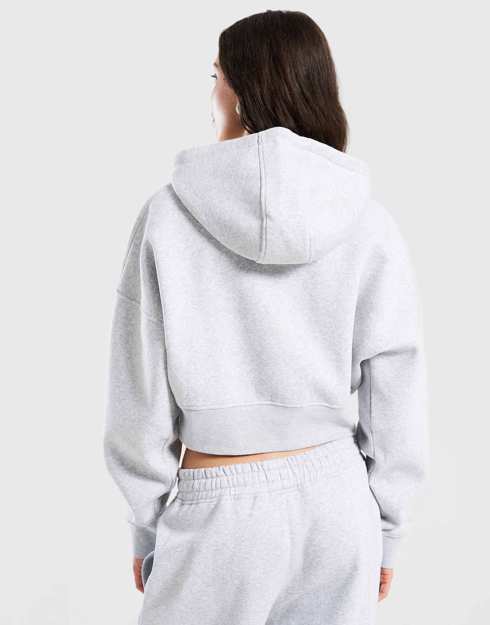 Reebok Mikina S Kapucňou Crop Wardrobe Essentials