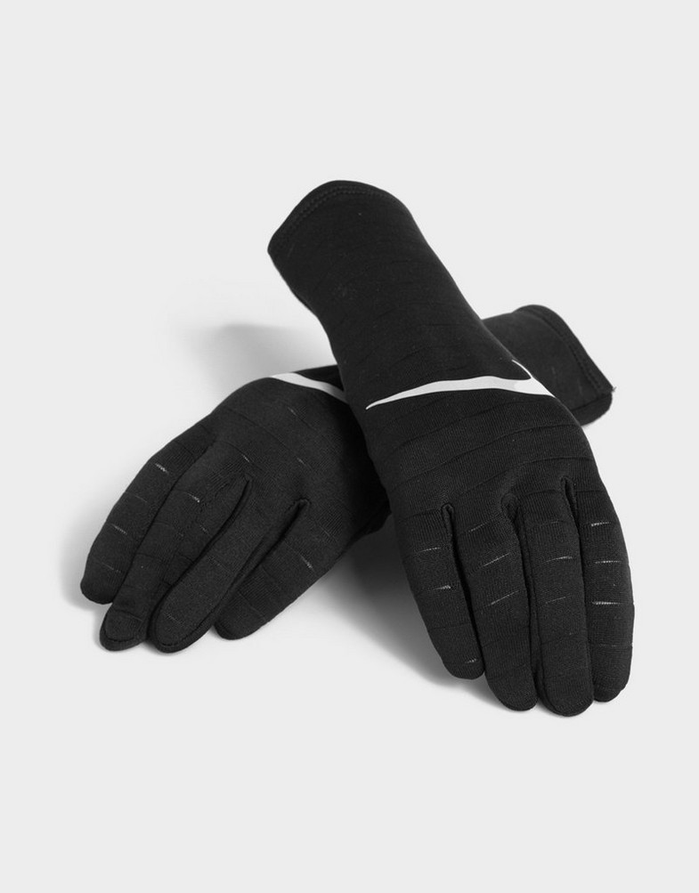 Жіночі шарфи і рукавички NIKE РУКАВИЧКИ SPHERE RUN BLK 1002979082 Чорний