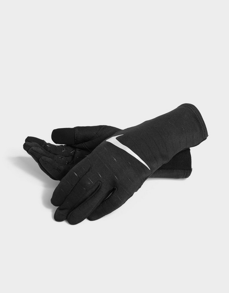 Жіночі шарфи і рукавички NIKE РУКАВИЧКИ SPHERE RUN BLK 1002979082 Чорний